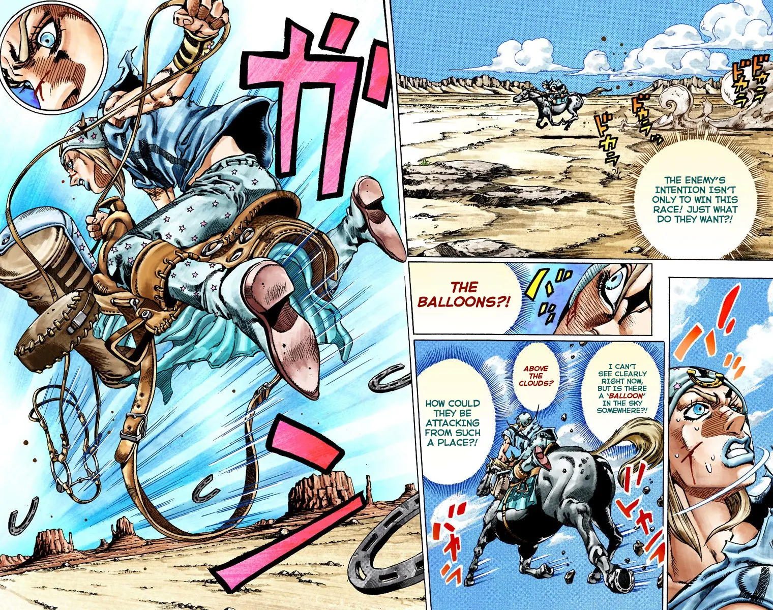 JoJo's Bizarre Adventure Steel Ball Run Colored Manga β Chapter 26 β Page 3