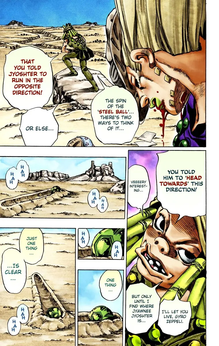 JoJo's Bizarre Adventure Steel Ball Run Colored Manga β Chapter 26 β Page 50