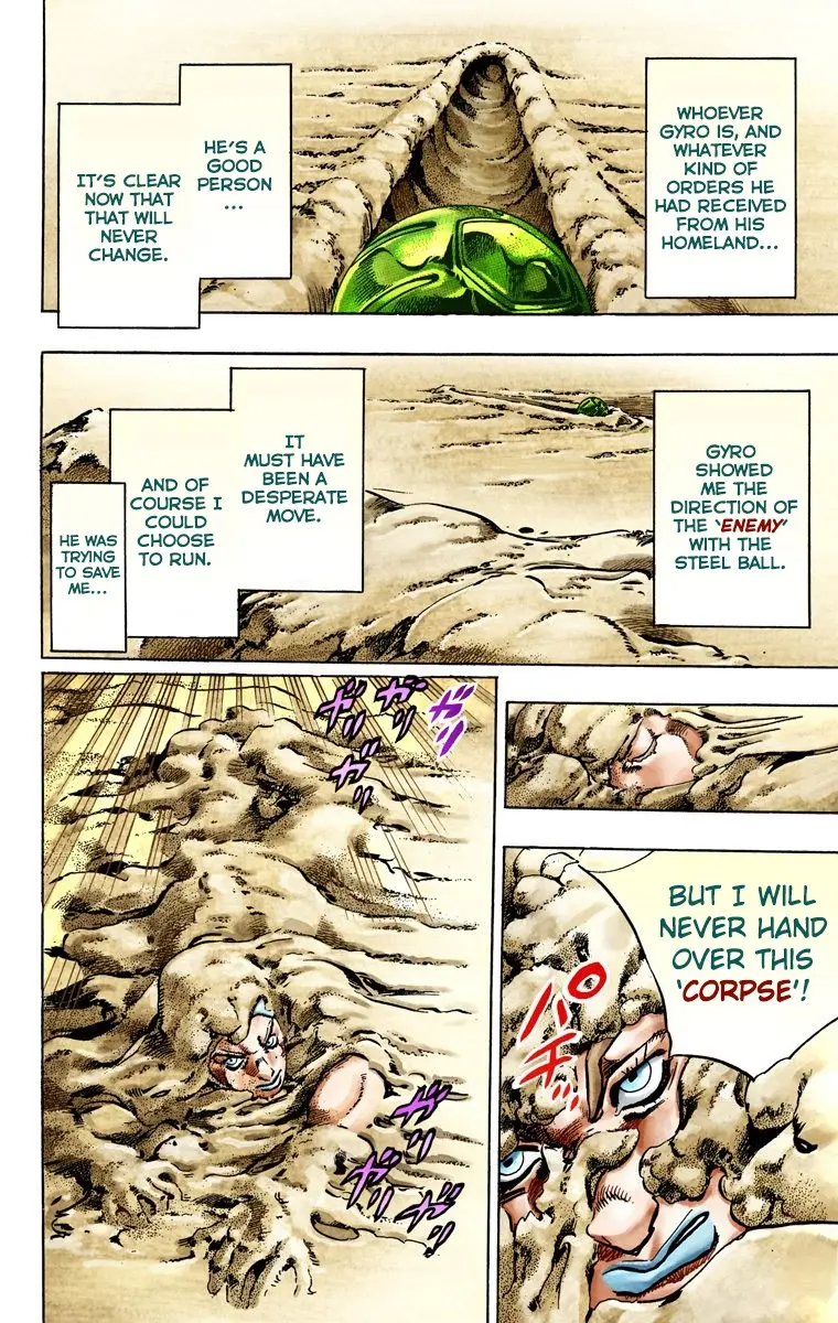 JoJo's Bizarre Adventure Steel Ball Run Colored Manga β Chapter 26 β Page 51