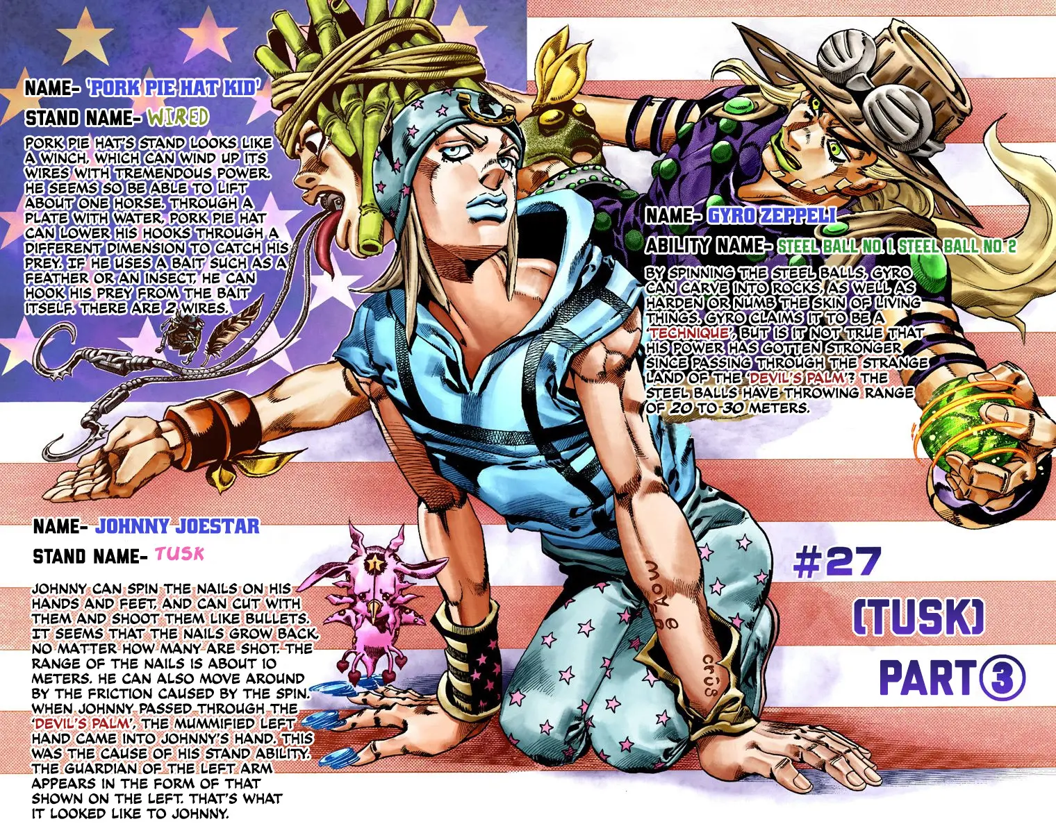 JoJo's Bizarre Adventure Steel Ball Run Colored Manga — Chapter 27 — Page 3