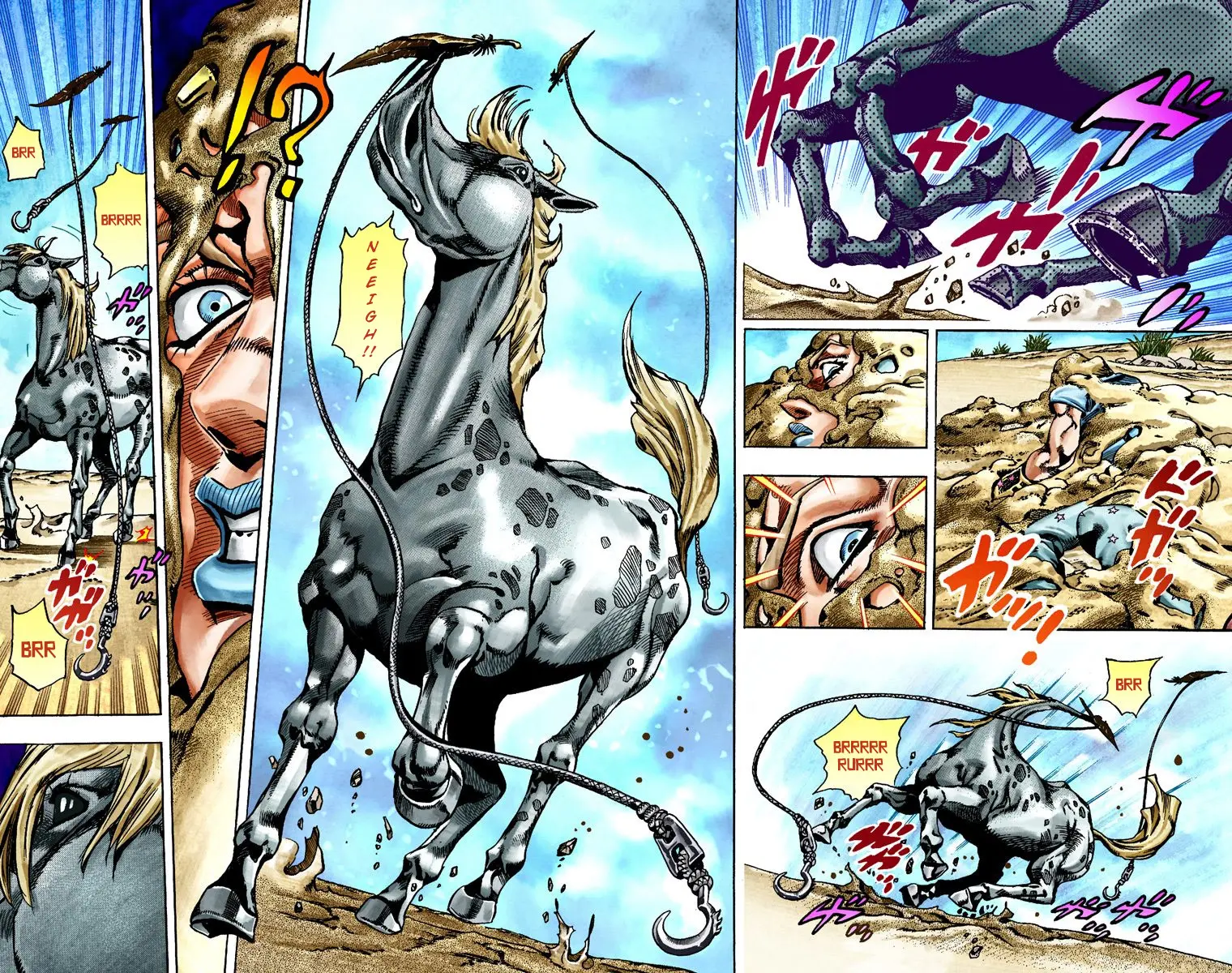 JoJo's Bizarre Adventure Steel Ball Run Colored Manga — Chapter 27 — Page 10