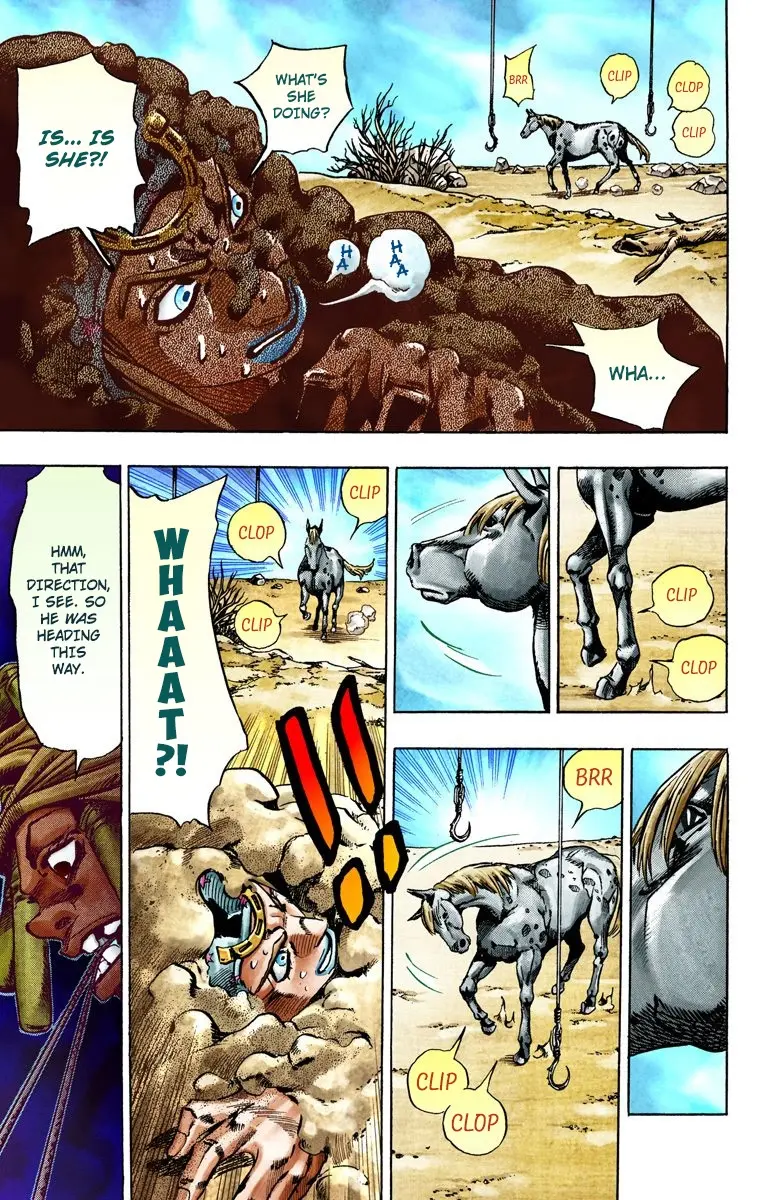 JoJo's Bizarre Adventure Steel Ball Run Colored Manga — Chapter 27 — Page 12