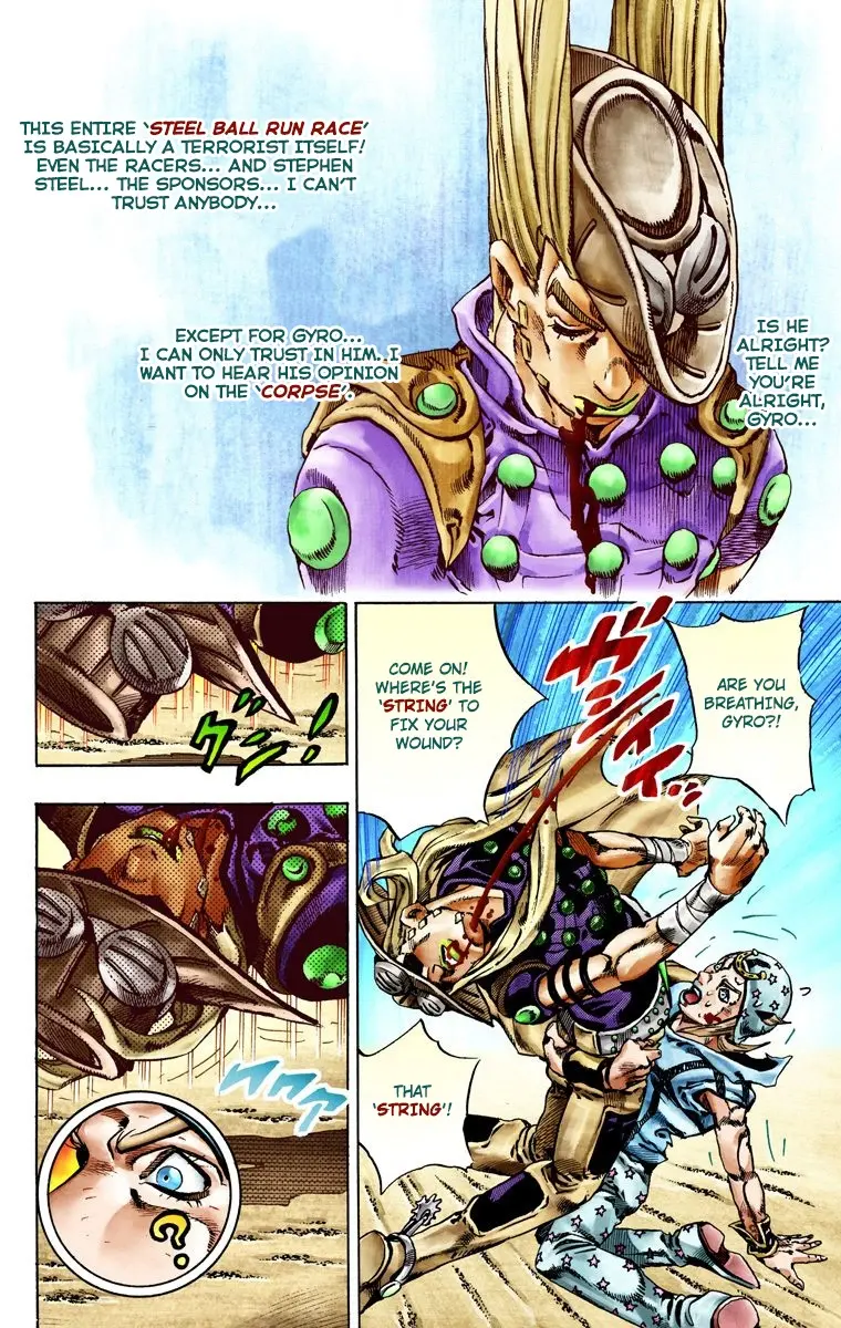 JoJo's Bizarre Adventure Steel Ball Run Colored Manga — Chapter 27 — Page 22