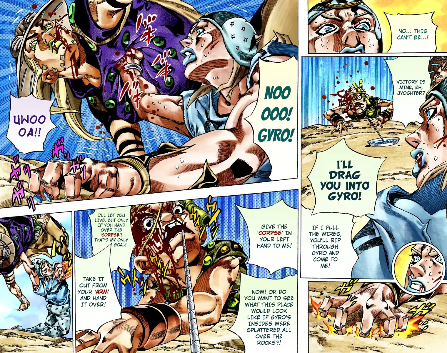 JoJo's Bizarre Adventure Steel Ball Run Colored Manga — Chapter 27 — Page 27
