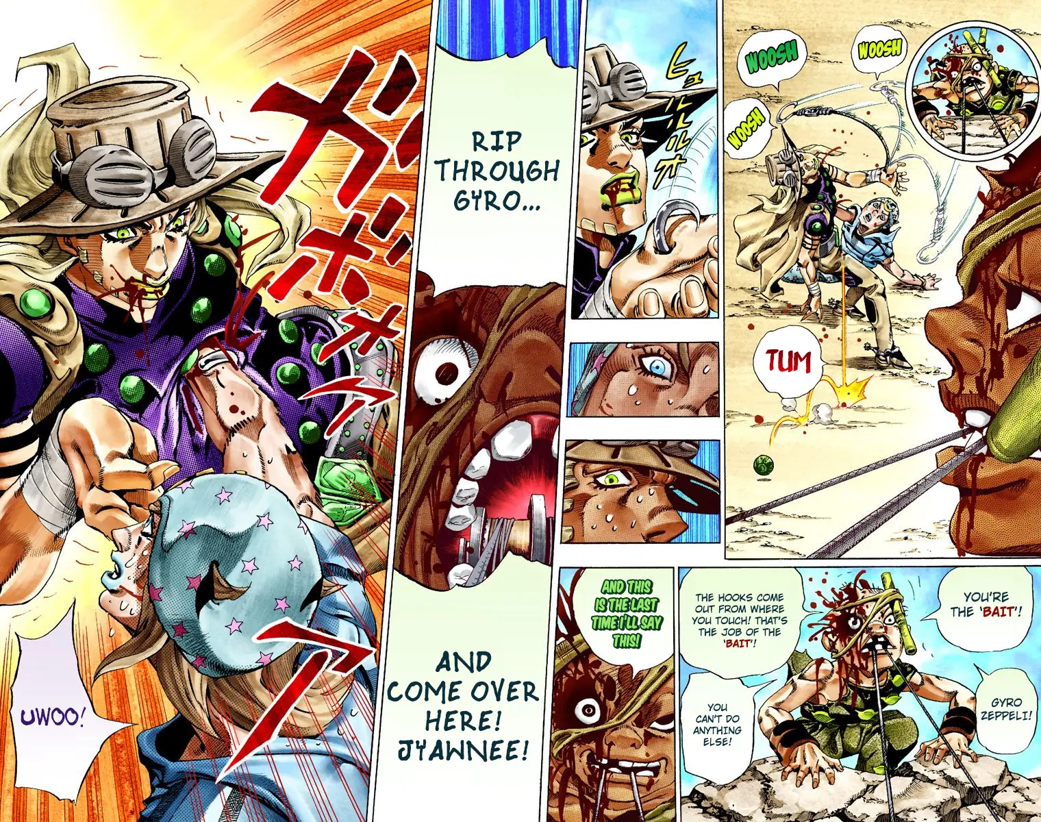 JoJo's Bizarre Adventure Steel Ball Run Colored Manga — Chapter 27 — Page 32