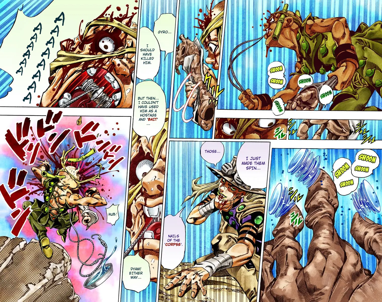 JoJo's Bizarre Adventure Steel Ball Run Colored Manga — Chapter 27 — Page 39
