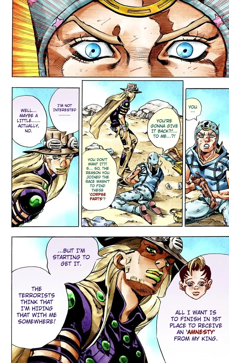 JoJo's Bizarre Adventure Steel Ball Run Colored Manga — Chapter 27 — Page 42