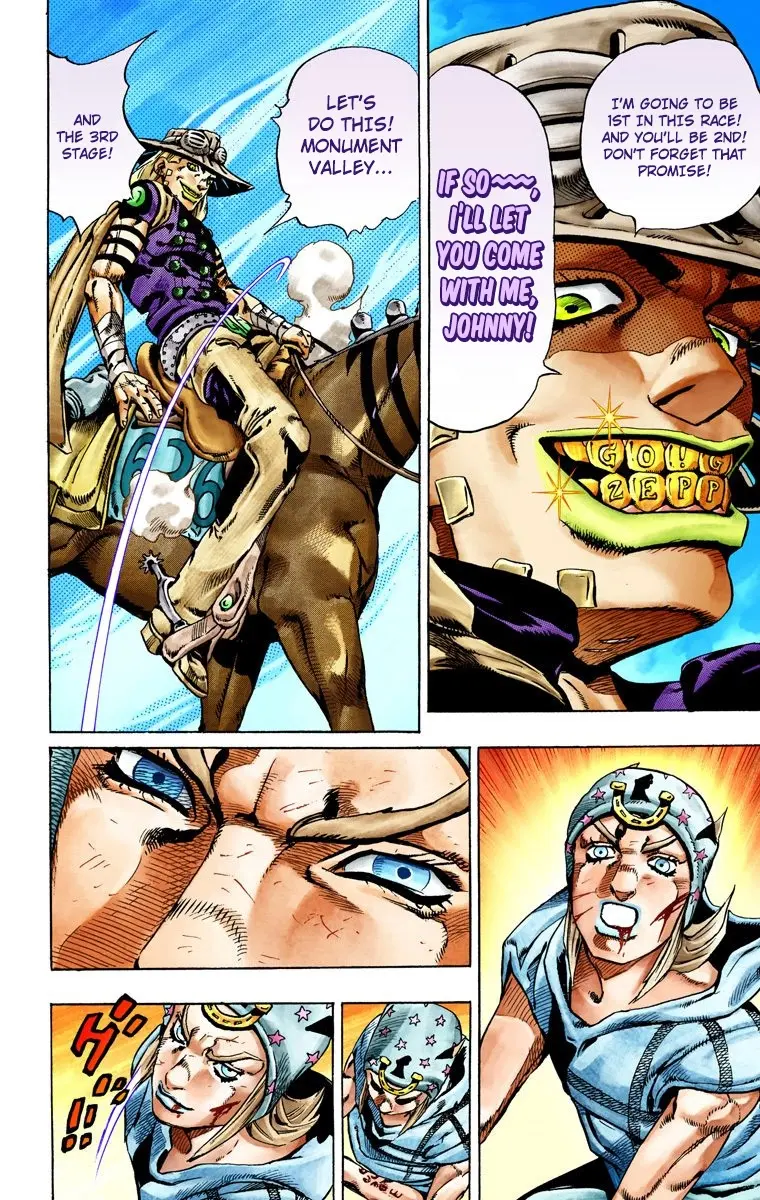 JoJo's Bizarre Adventure Steel Ball Run Colored Manga — Chapter 27 — Page 50