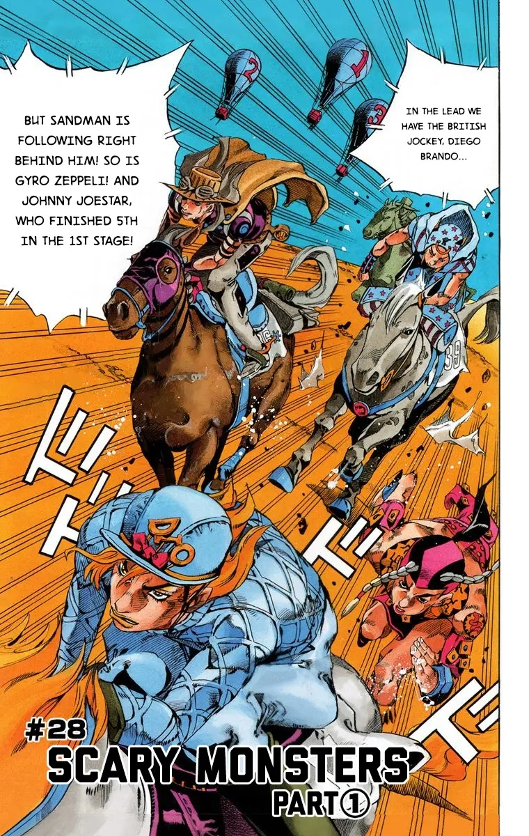 JoJo's Bizarre Adventure Steel Ball Run Colored Manga — Chapter 28 — Page 3