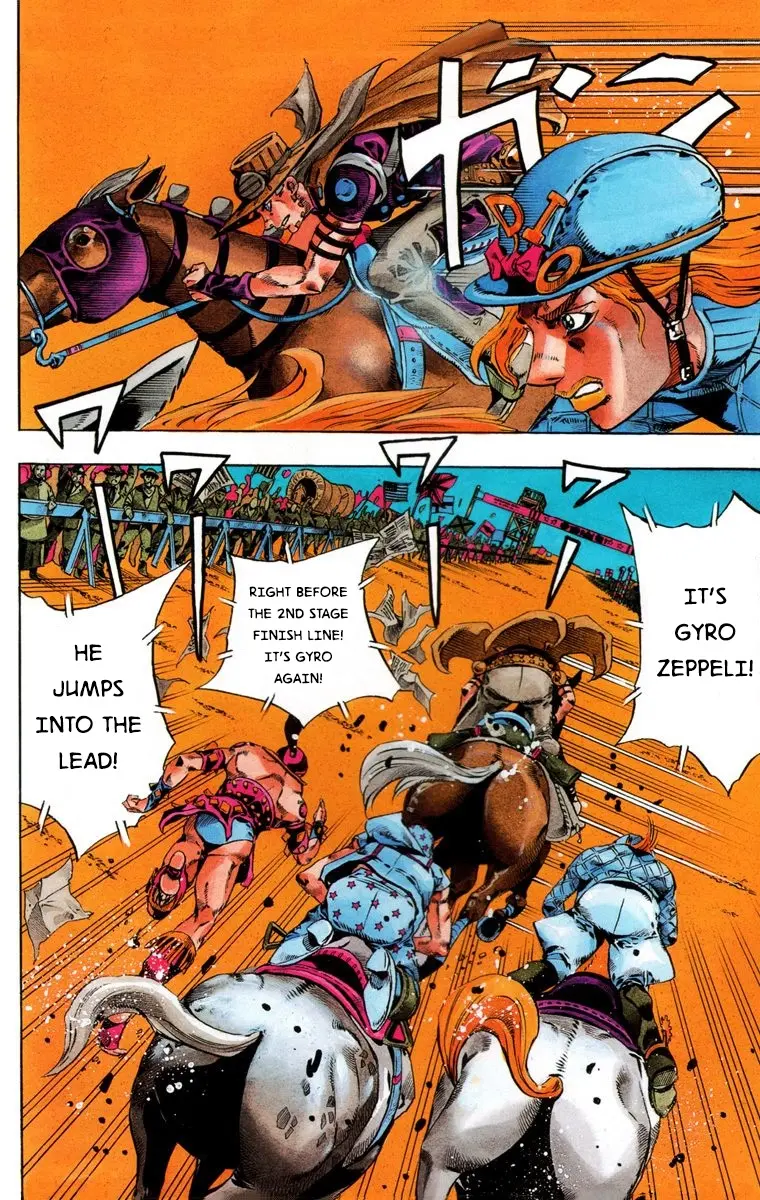 JoJo's Bizarre Adventure Steel Ball Run Colored Manga — Chapter 28 — Page 5