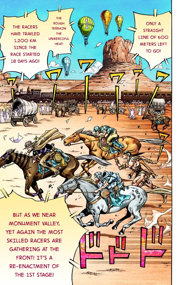 JoJo's Bizarre Adventure Steel Ball Run Colored Manga — Chapter 28 — Page 6