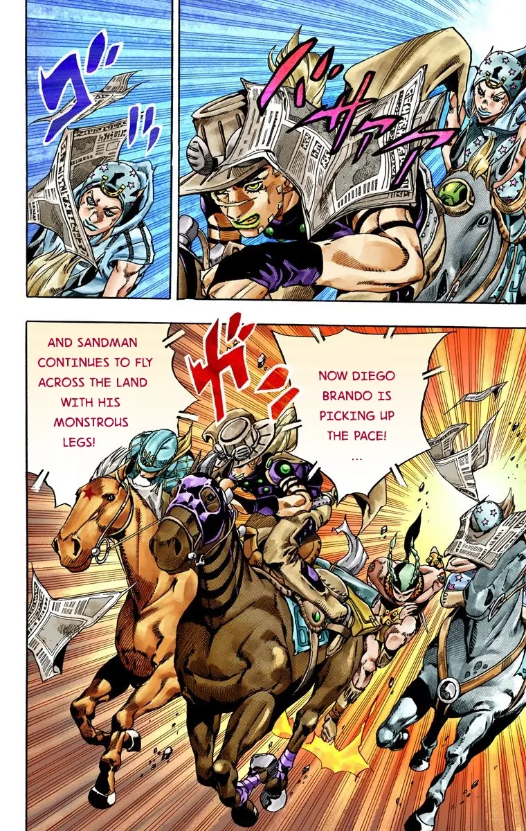 JoJo's Bizarre Adventure Steel Ball Run Colored Manga — Chapter 28 — Page 7