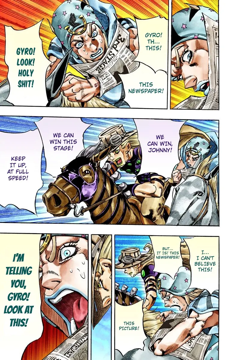 JoJo's Bizarre Adventure Steel Ball Run Colored Manga — Chapter 28 — Page 8