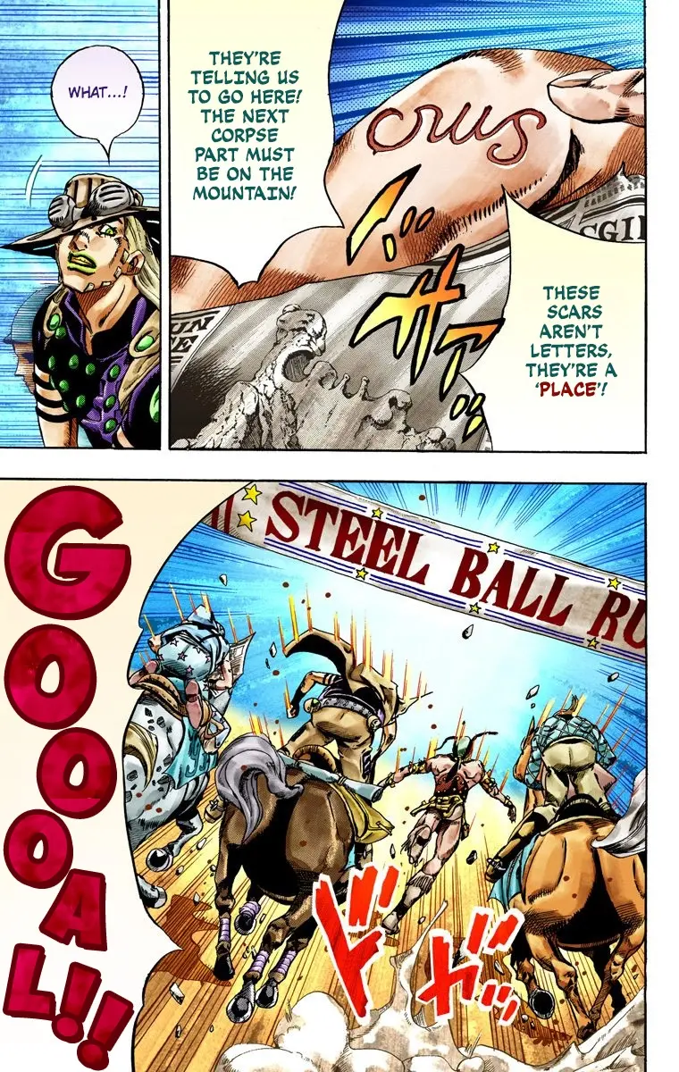 JoJo's Bizarre Adventure Steel Ball Run Colored Manga — Chapter 28 — Page 10