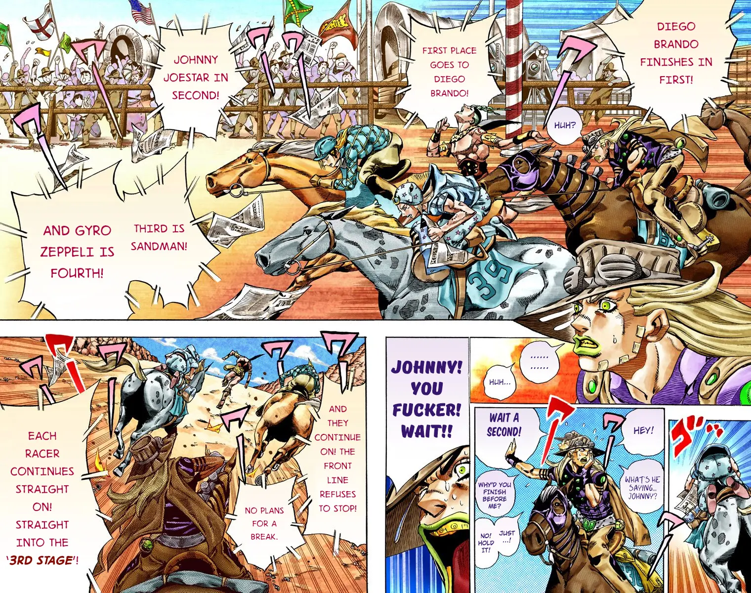 JoJo's Bizarre Adventure Steel Ball Run Colored Manga — Chapter 28 — Page 11
