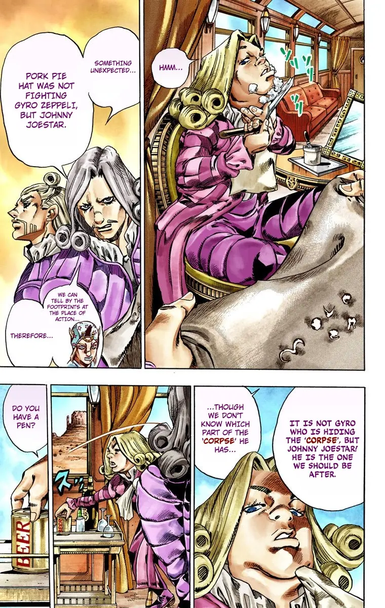 JoJo's Bizarre Adventure Steel Ball Run Colored Manga — Chapter 28 — Page 14
