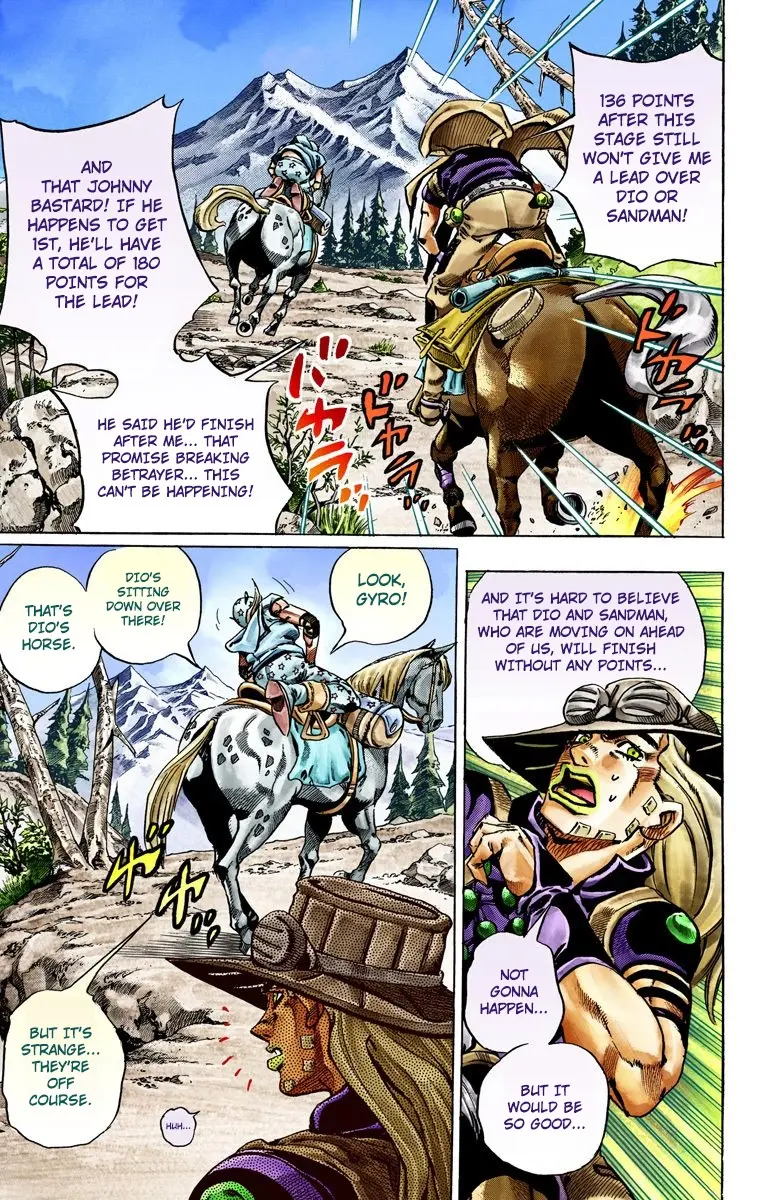 JoJo's Bizarre Adventure Steel Ball Run Colored Manga — Chapter 28 — Page 21