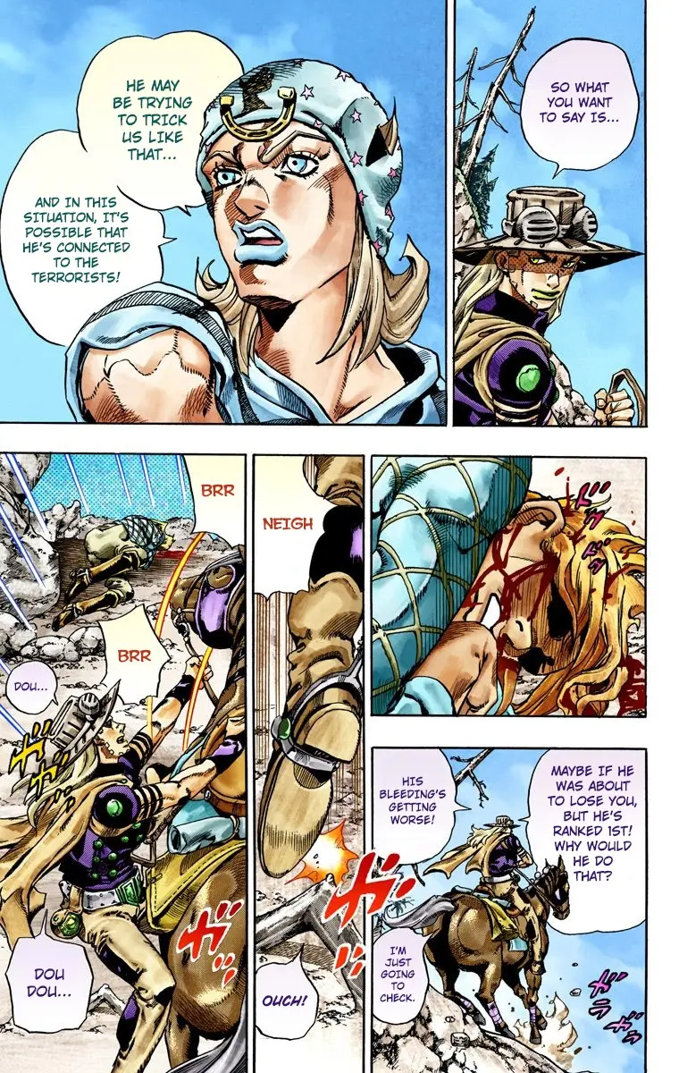 JoJo's Bizarre Adventure Steel Ball Run Colored Manga — Chapter 28 — Page 25
