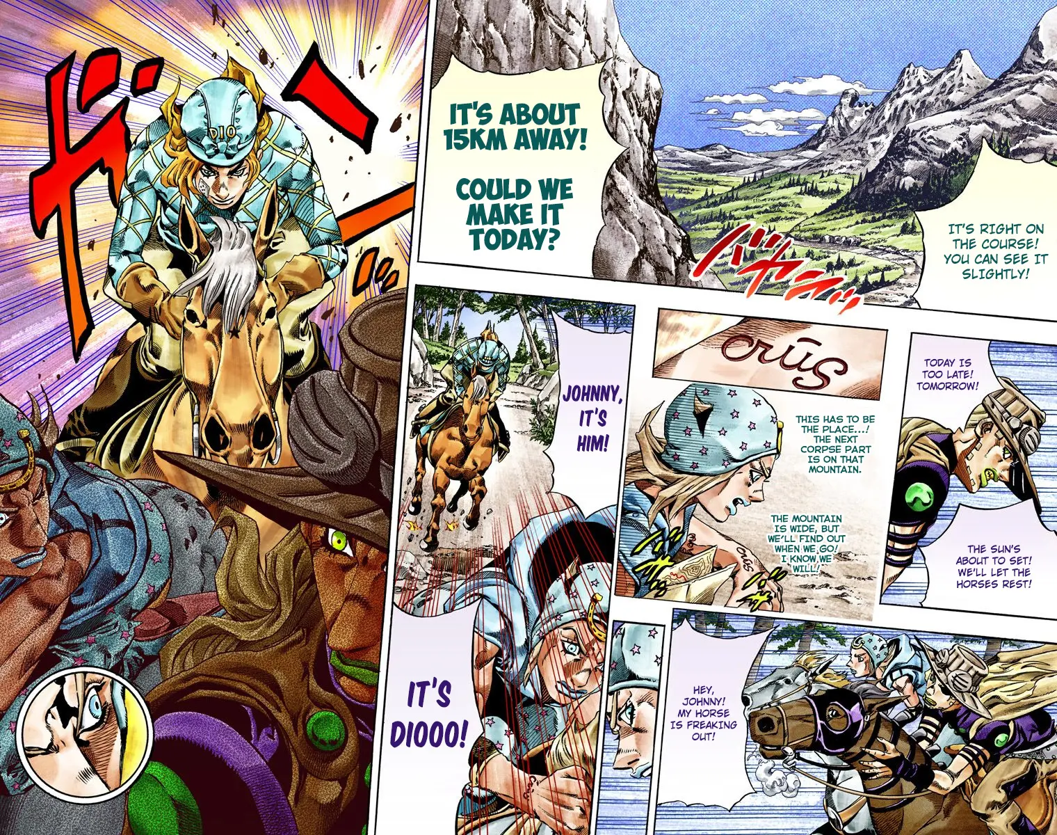 JoJo's Bizarre Adventure Steel Ball Run Colored Manga — Chapter 28 — Page 31