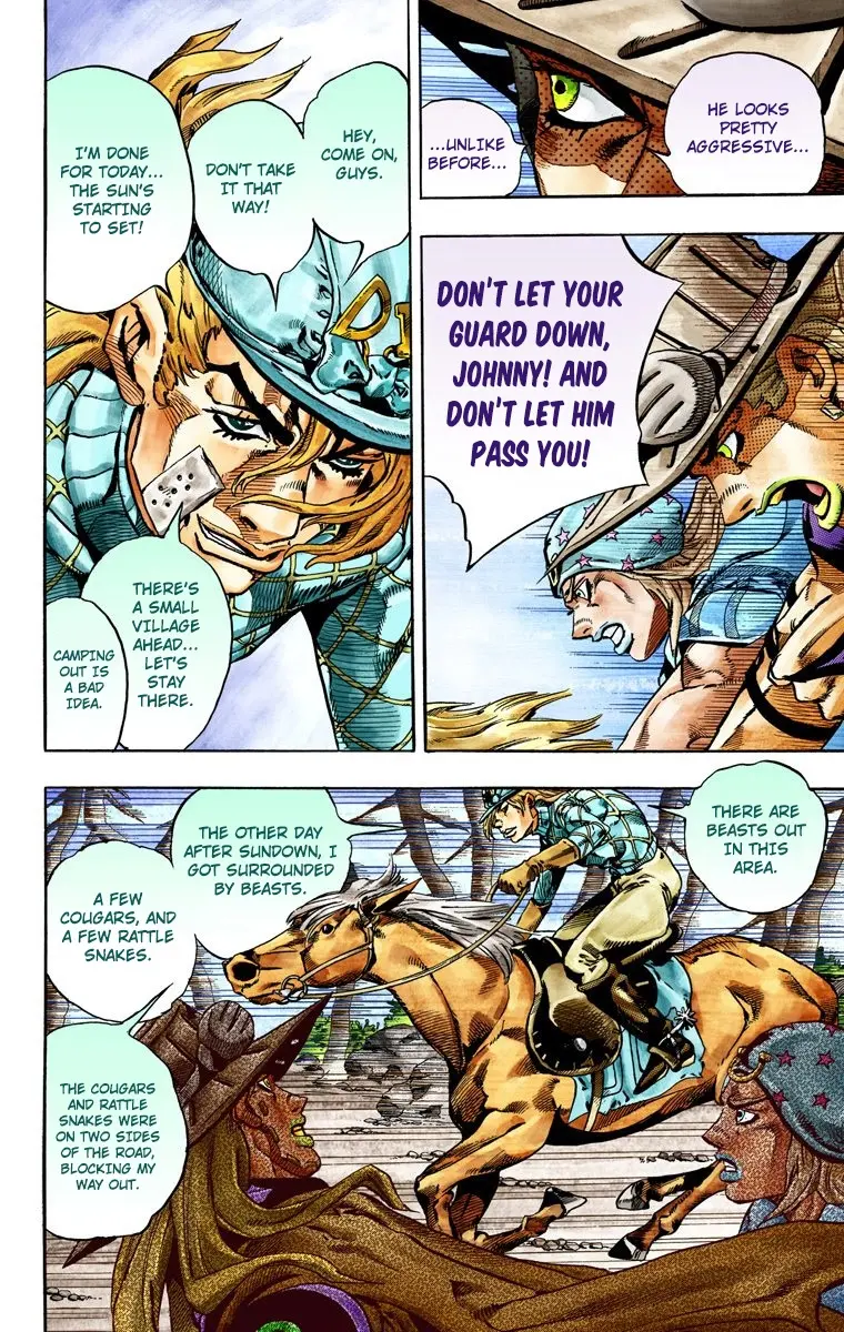 JoJo's Bizarre Adventure Steel Ball Run Colored Manga — Chapter 28 — Page 32