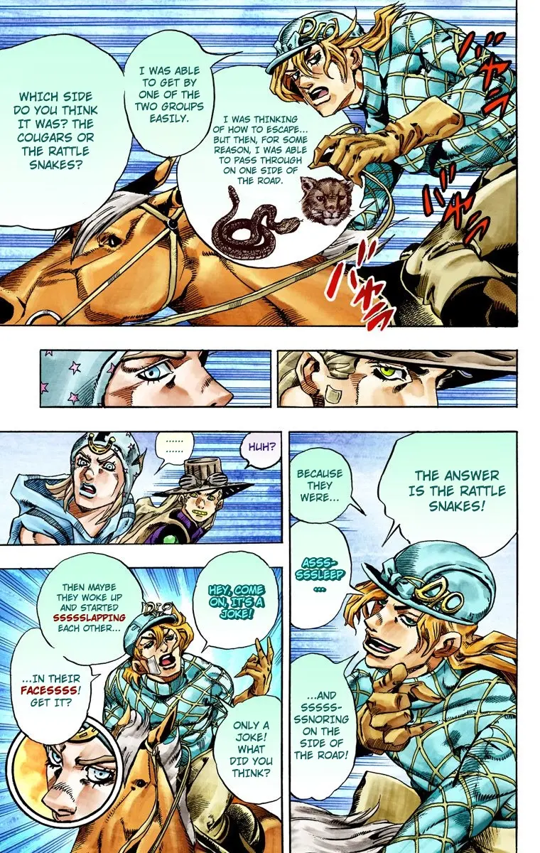 JoJo's Bizarre Adventure Steel Ball Run Colored Manga — Chapter 28 — Page 33