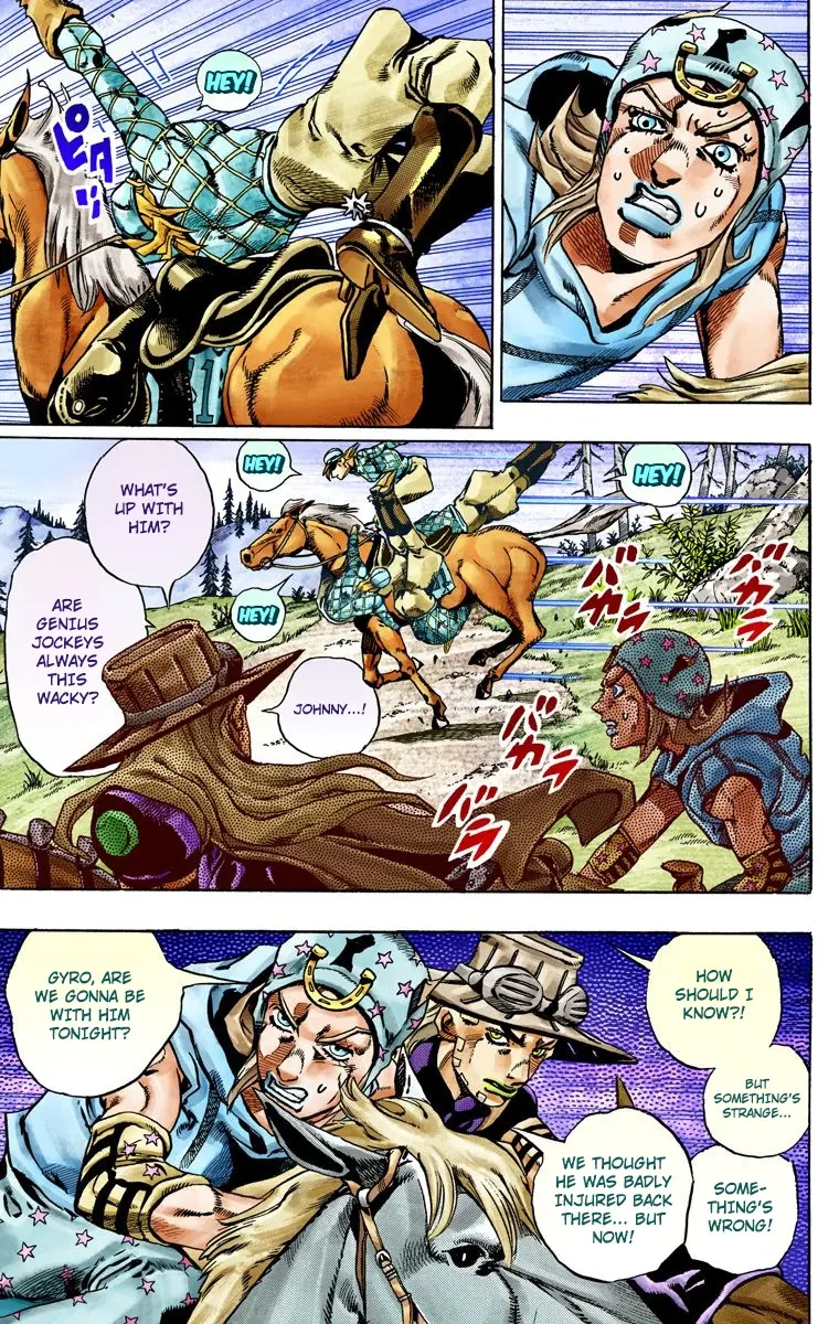 JoJo's Bizarre Adventure Steel Ball Run Colored Manga — Chapter 28 — Page 37