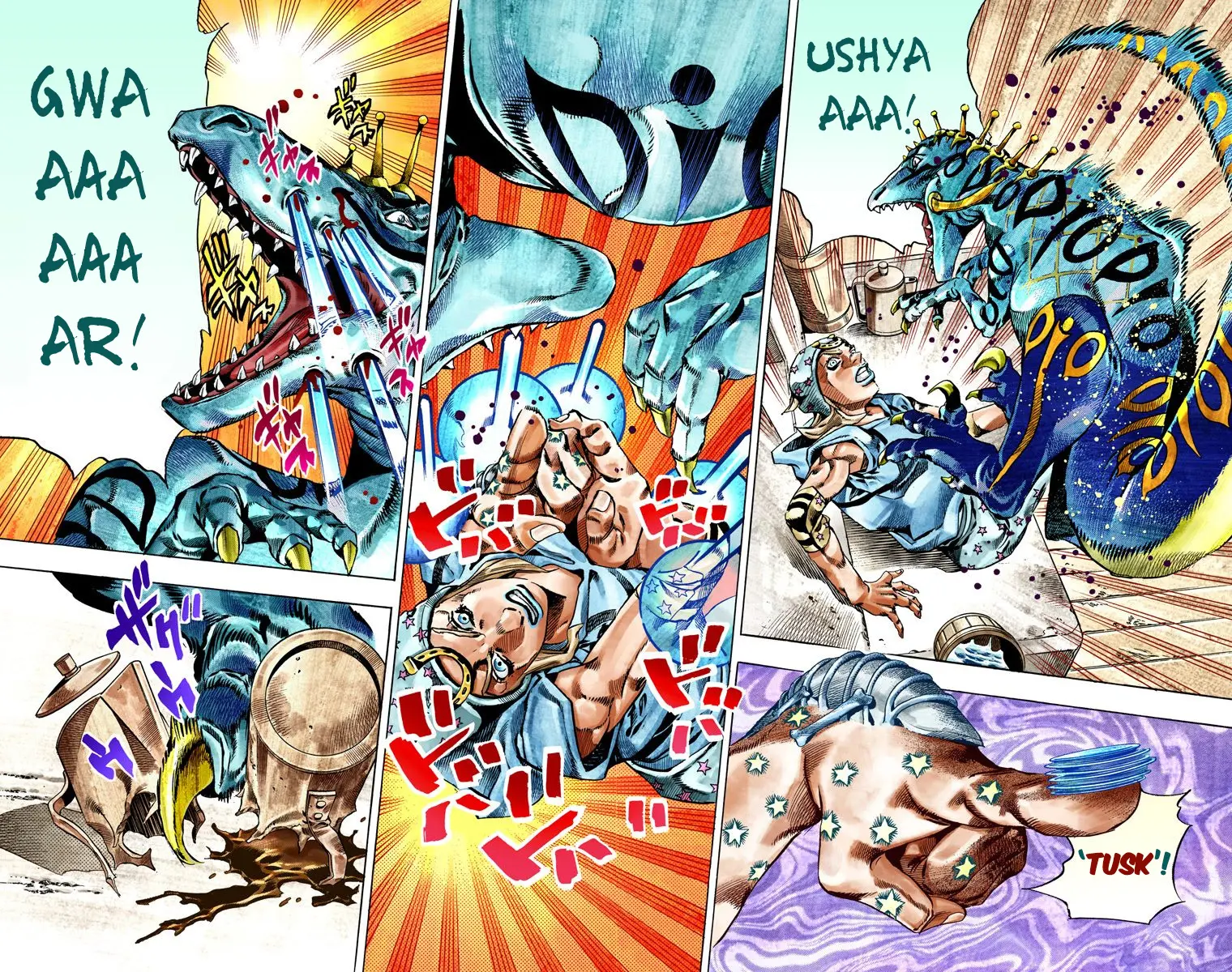 JoJo's Bizarre Adventure Steel Ball Run Colored Manga β Chapter 29 β Page 6