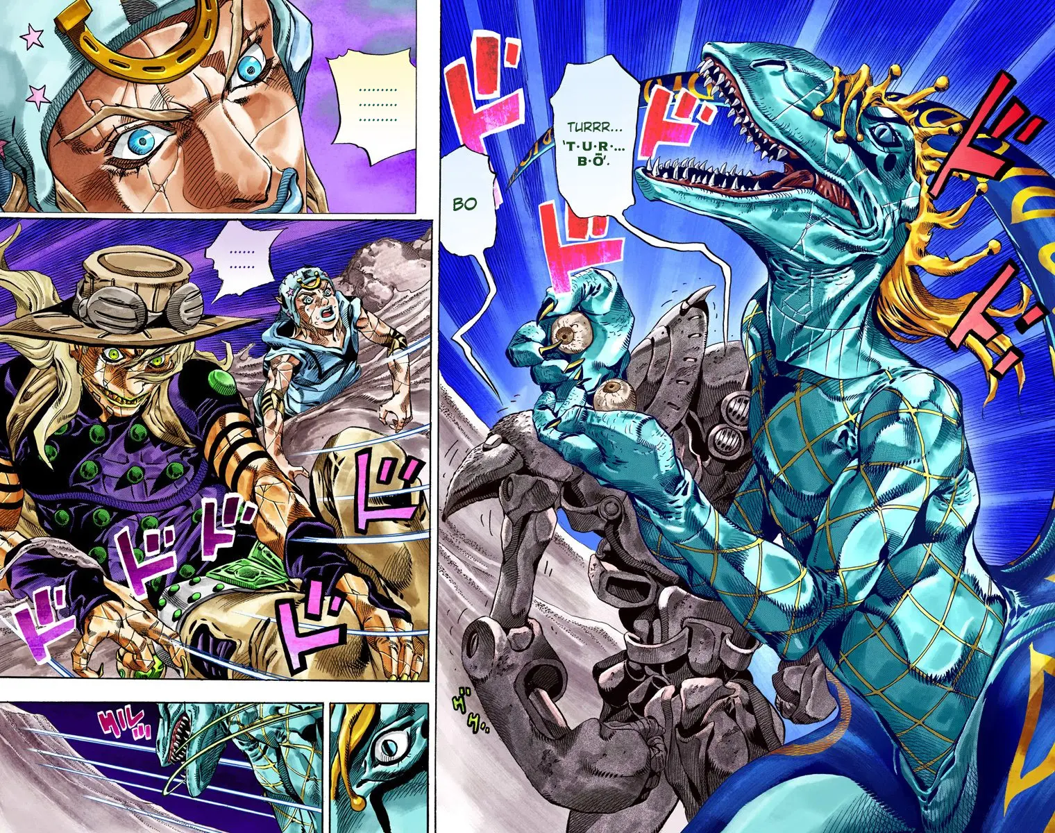 JoJo's Bizarre Adventure Steel Ball Run Colored Manga — Chapter 31 — Page 4