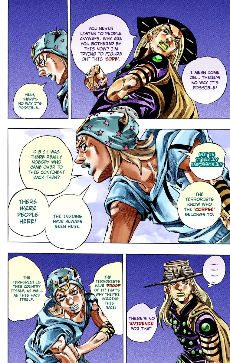 JoJo's Bizarre Adventure Steel Ball Run Colored Manga — Chapter 31 — Page 50