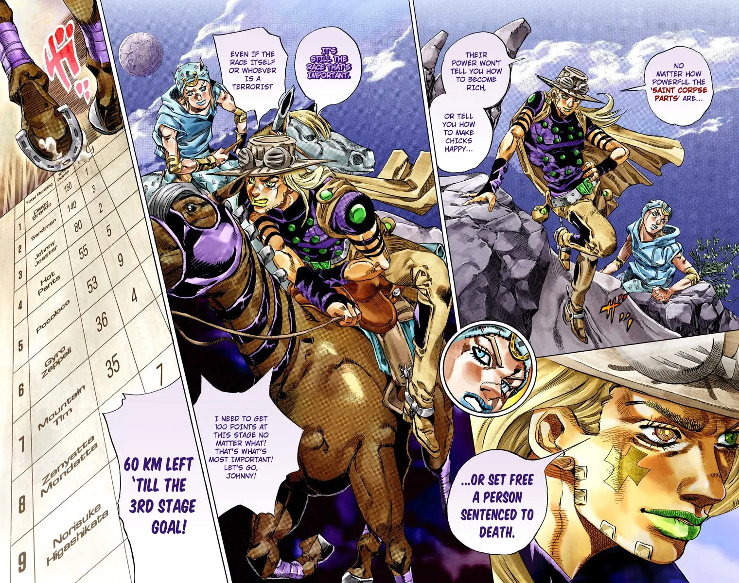 JoJo's Bizarre Adventure Steel Ball Run Colored Manga — Chapter 31 — Page 52
