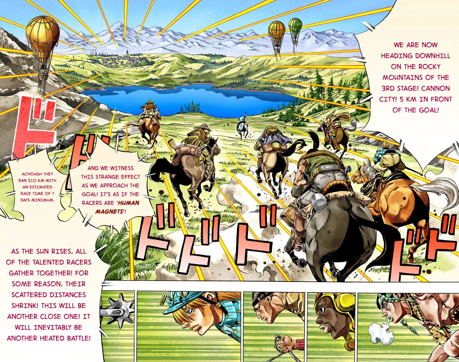 JoJo's Bizarre Adventure Steel Ball Run Colored Manga — Chapter 31 — Page 53