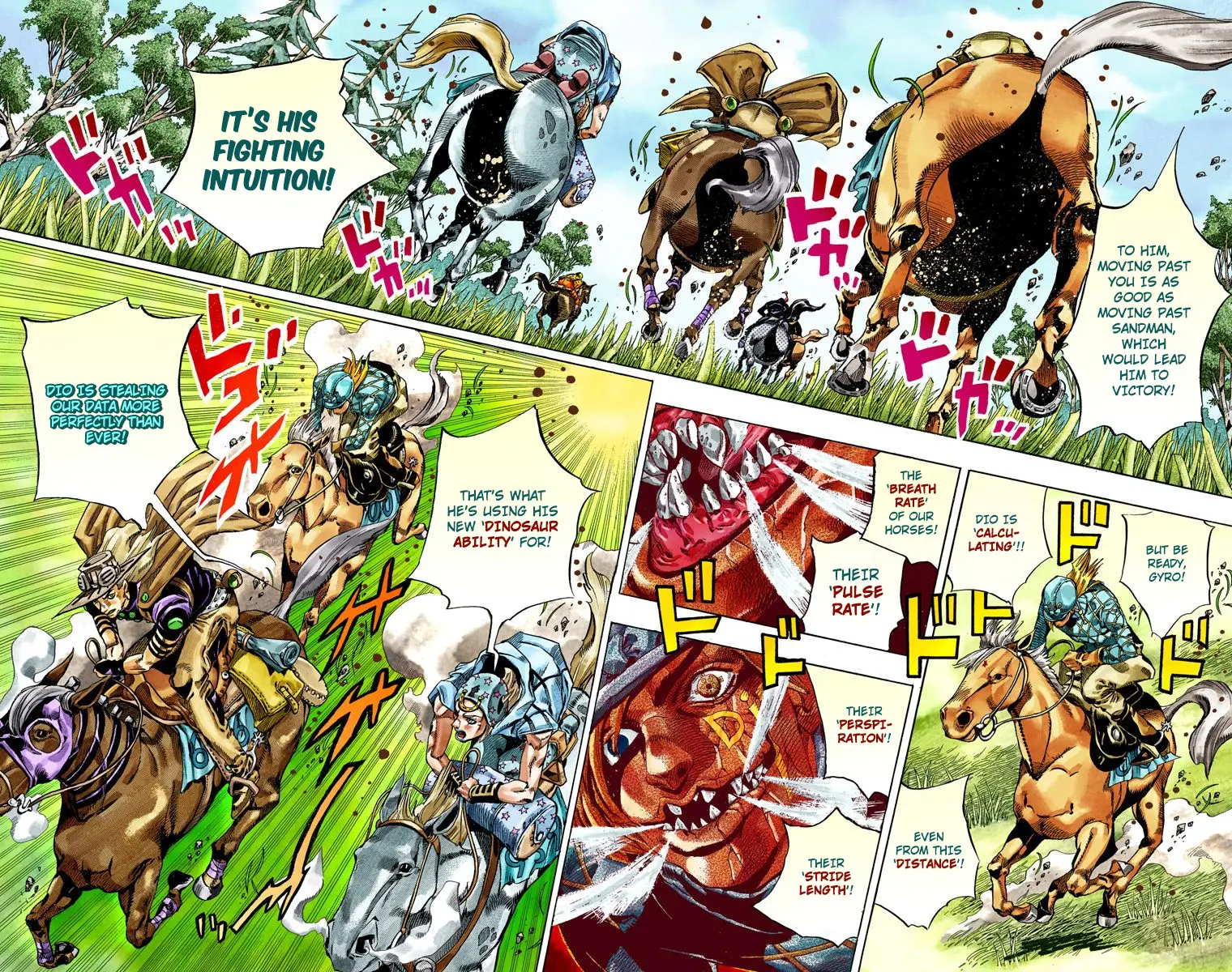 JoJo's Bizarre Adventure Steel Ball Run Colored Manga — Chapter 32 — Page 6