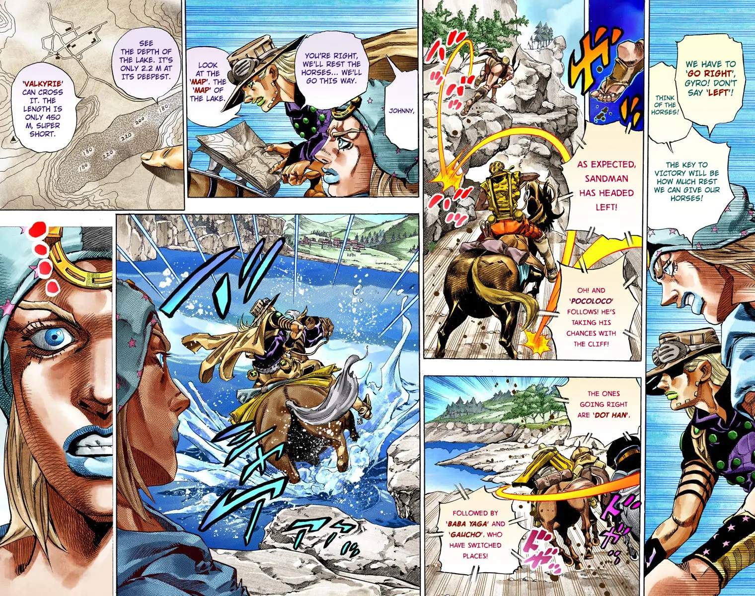 JoJo's Bizarre Adventure Steel Ball Run Colored Manga — Chapter 32 — Page 8