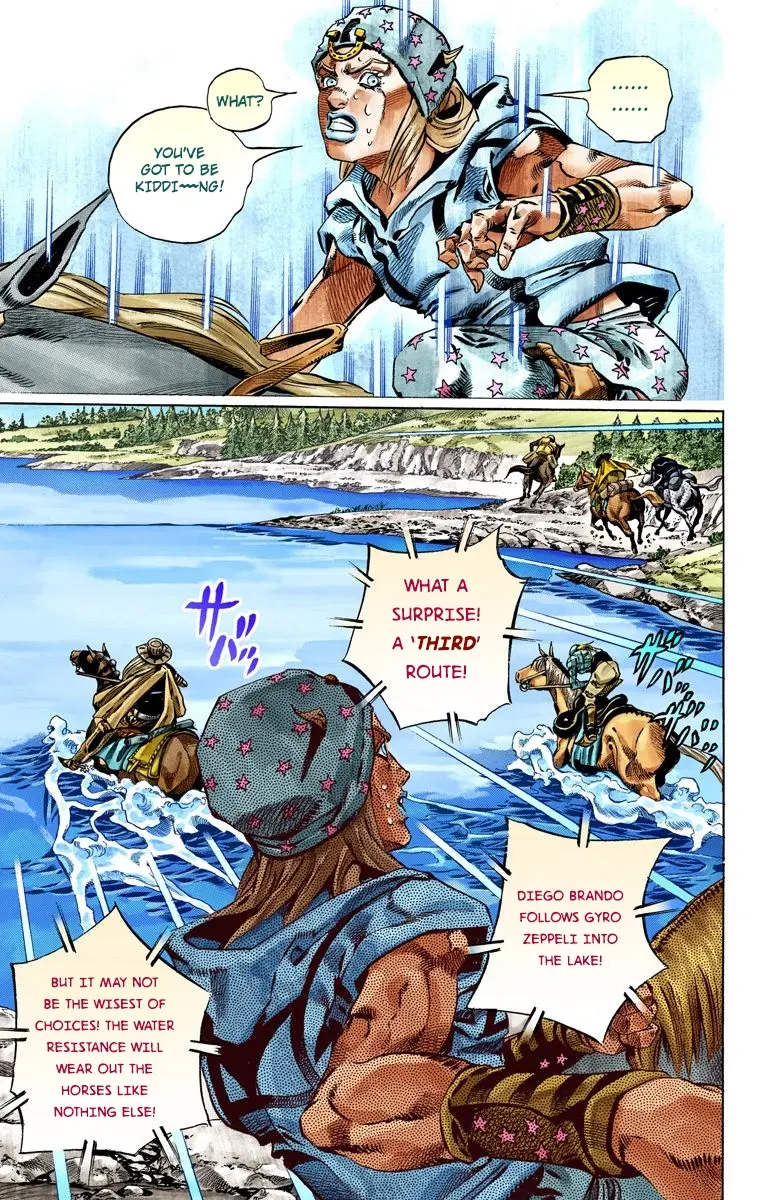 JoJo's Bizarre Adventure Steel Ball Run Colored Manga — Chapter 32 — Page 10