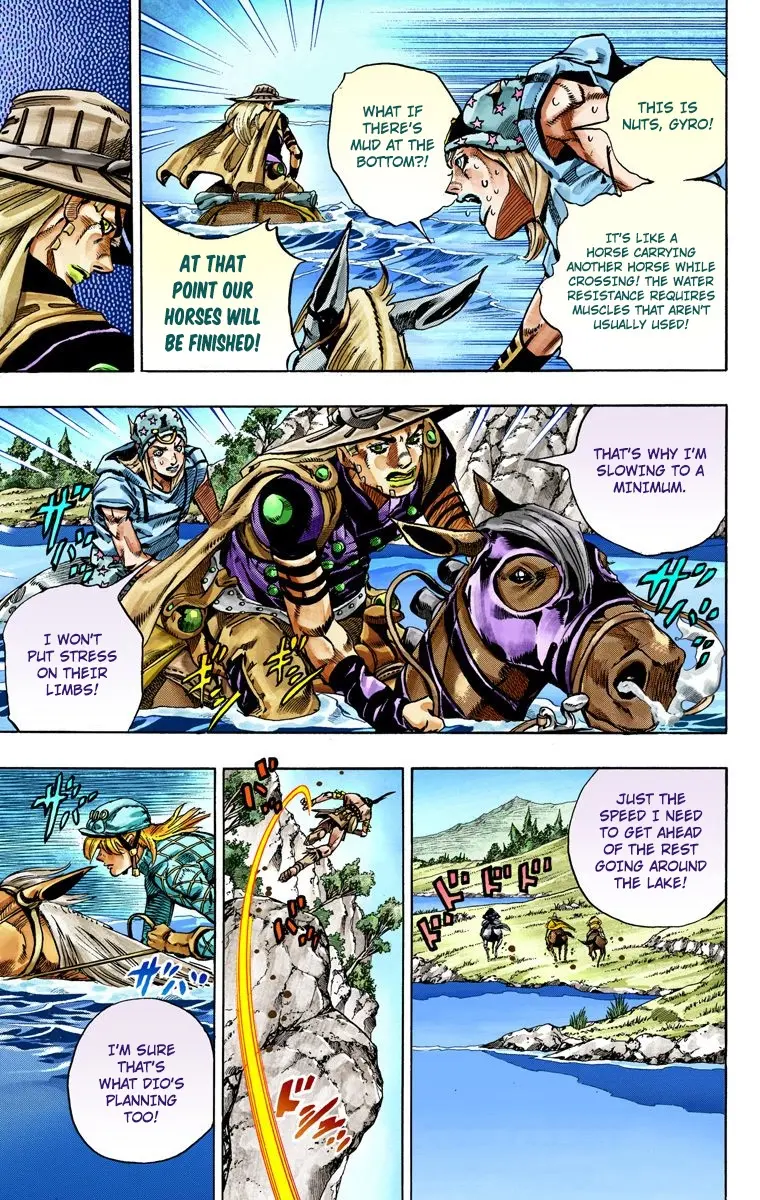 JoJo's Bizarre Adventure Steel Ball Run Colored Manga — Chapter 32 — Page 12