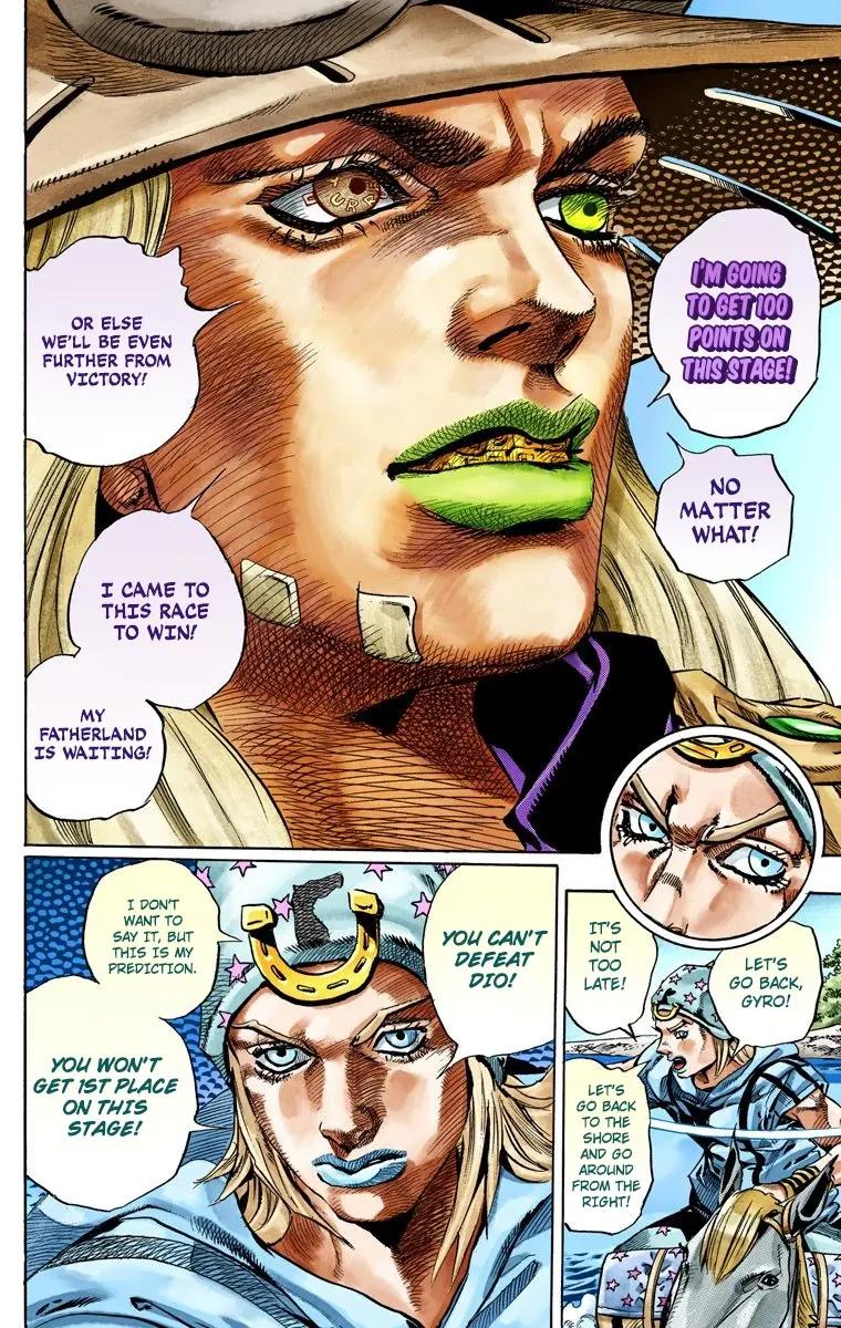 JoJo's Bizarre Adventure Steel Ball Run Colored Manga — Chapter 32 — Page 13
