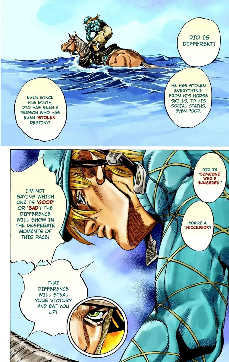 JoJo's Bizarre Adventure Steel Ball Run Colored Manga — Chapter 32 — Page 17