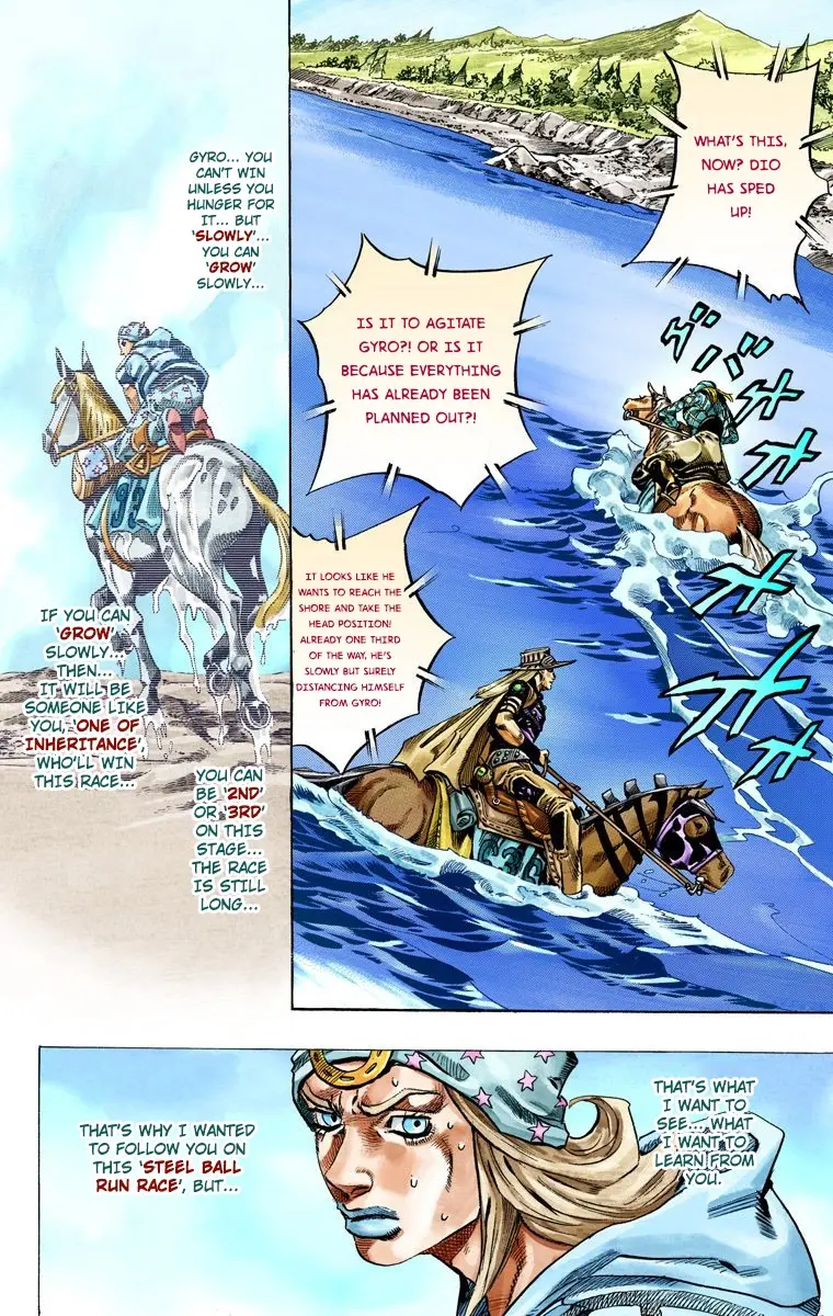 JoJo's Bizarre Adventure Steel Ball Run Colored Manga — Chapter 32 — Page 19