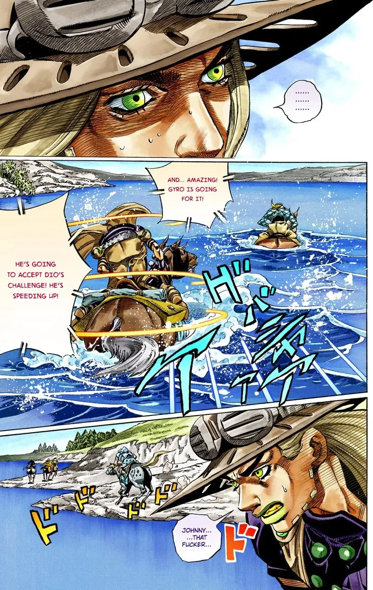 JoJo's Bizarre Adventure Steel Ball Run Colored Manga — Chapter 32 — Page 20