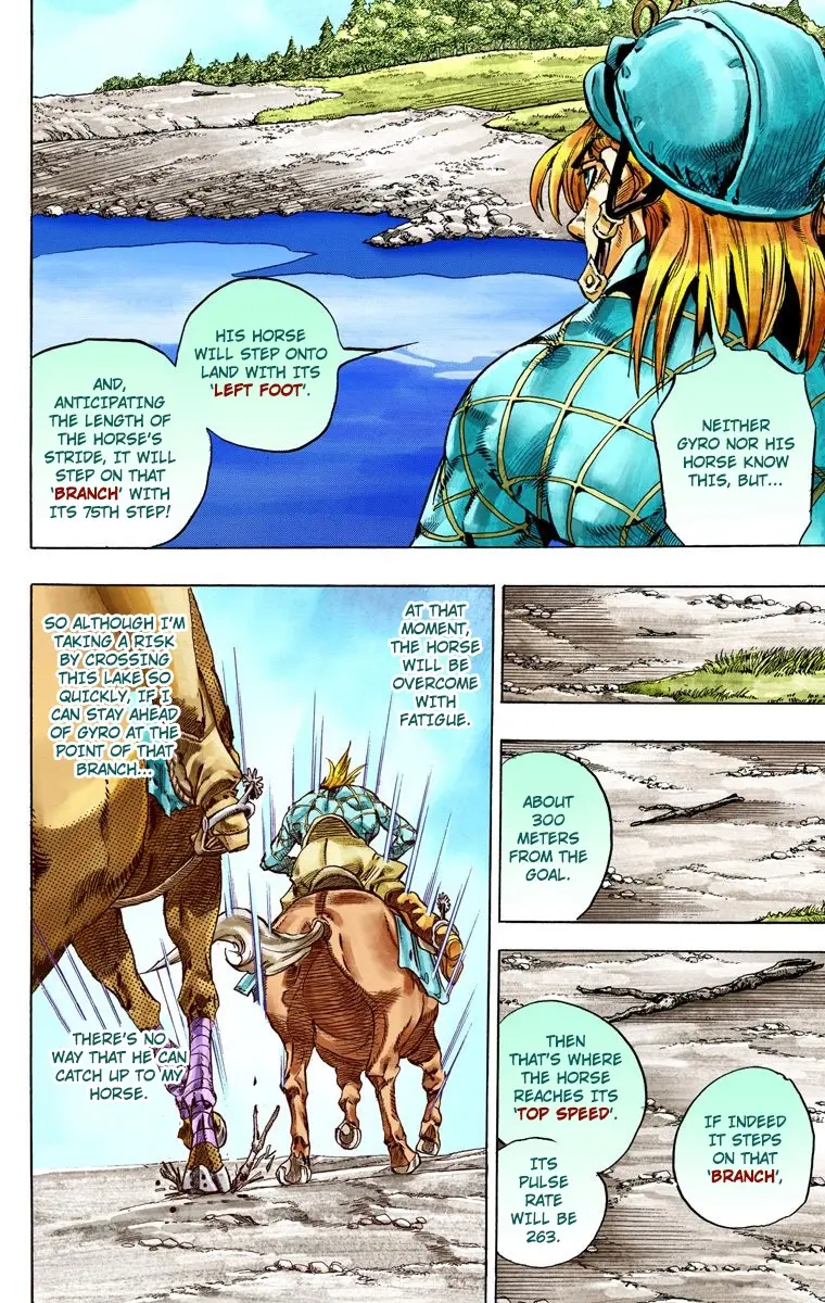 JoJo's Bizarre Adventure Steel Ball Run Colored Manga — Chapter 32 — Page 23