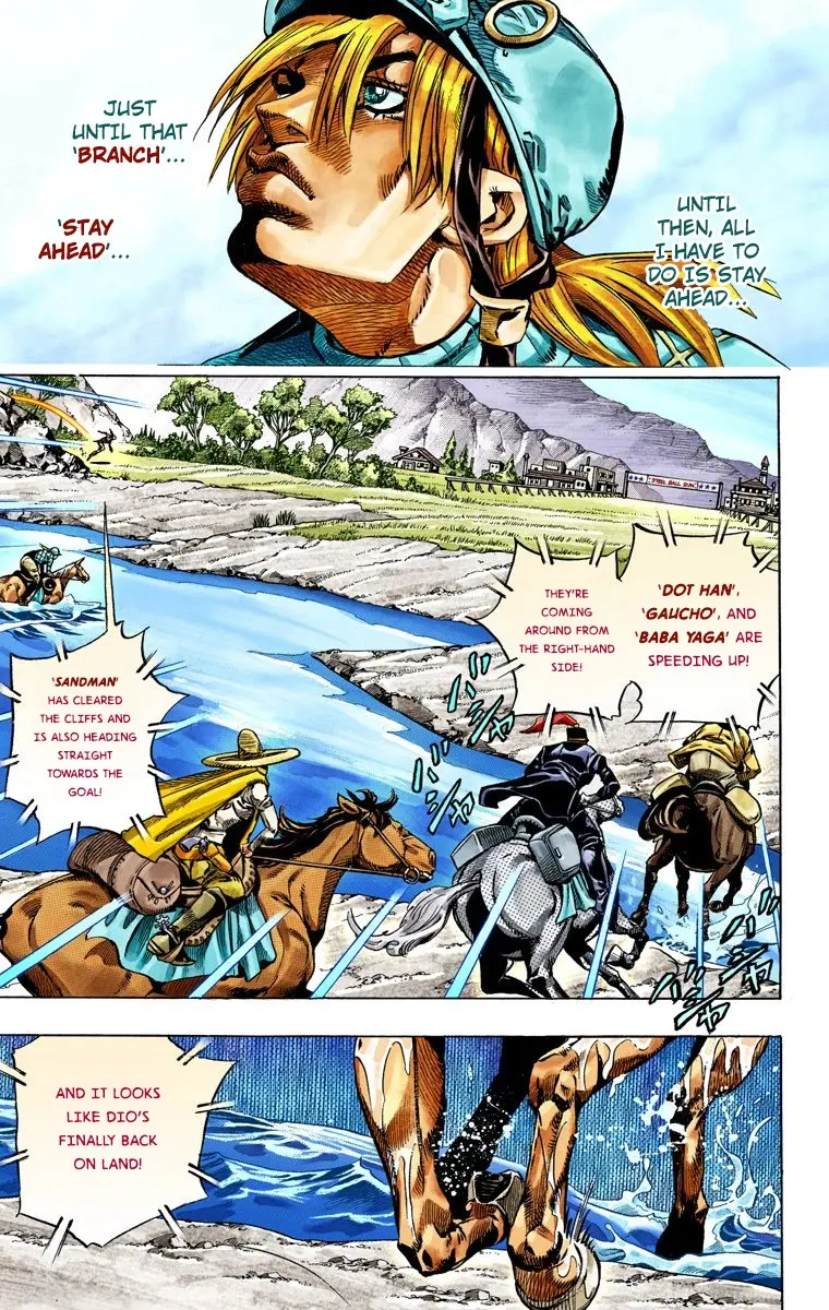 JoJo's Bizarre Adventure Steel Ball Run Colored Manga — Chapter 32 — Page 24