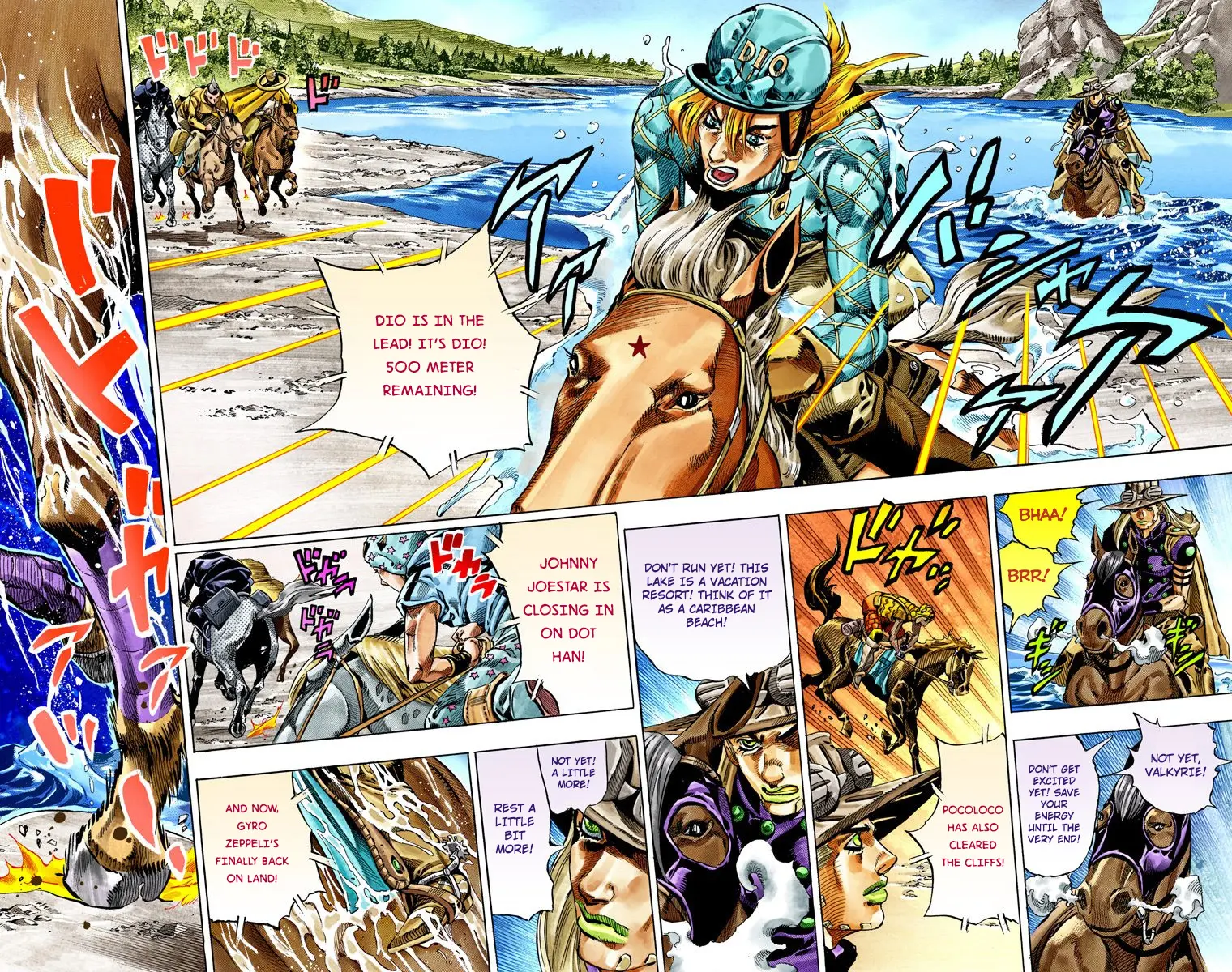 JoJo's Bizarre Adventure Steel Ball Run Colored Manga — Chapter 32 — Page 25