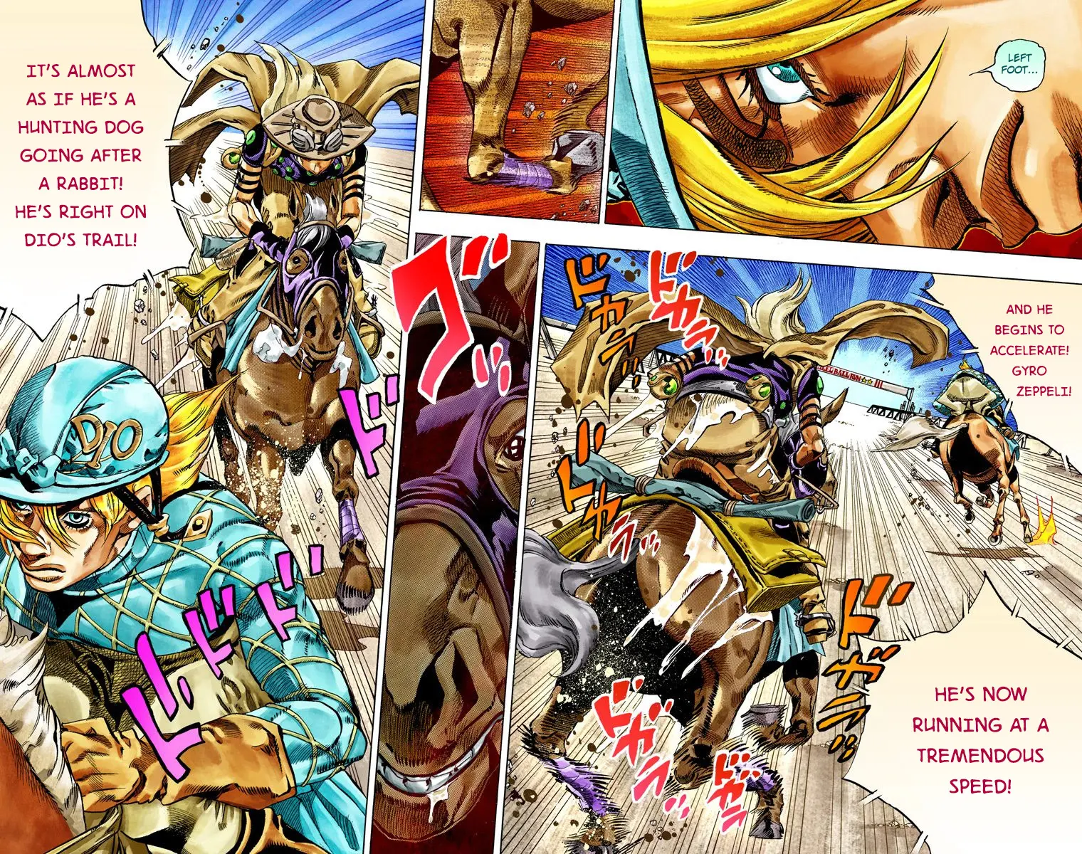 JoJo's Bizarre Adventure Steel Ball Run Colored Manga — Chapter 32 — Page 26
