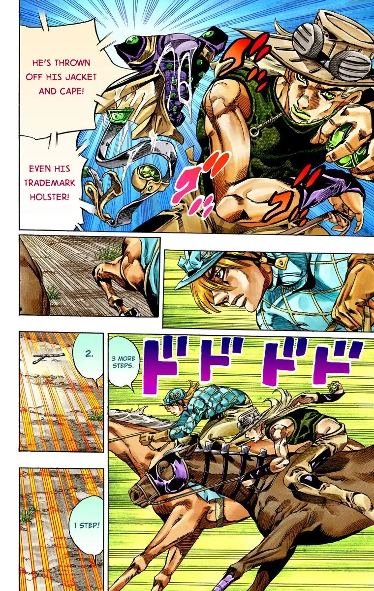 JoJo's Bizarre Adventure Steel Ball Run Colored Manga — Chapter 32 — Page 28