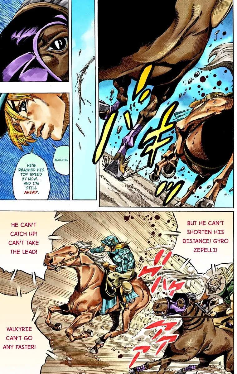 JoJo's Bizarre Adventure Steel Ball Run Colored Manga — Chapter 32 — Page 29