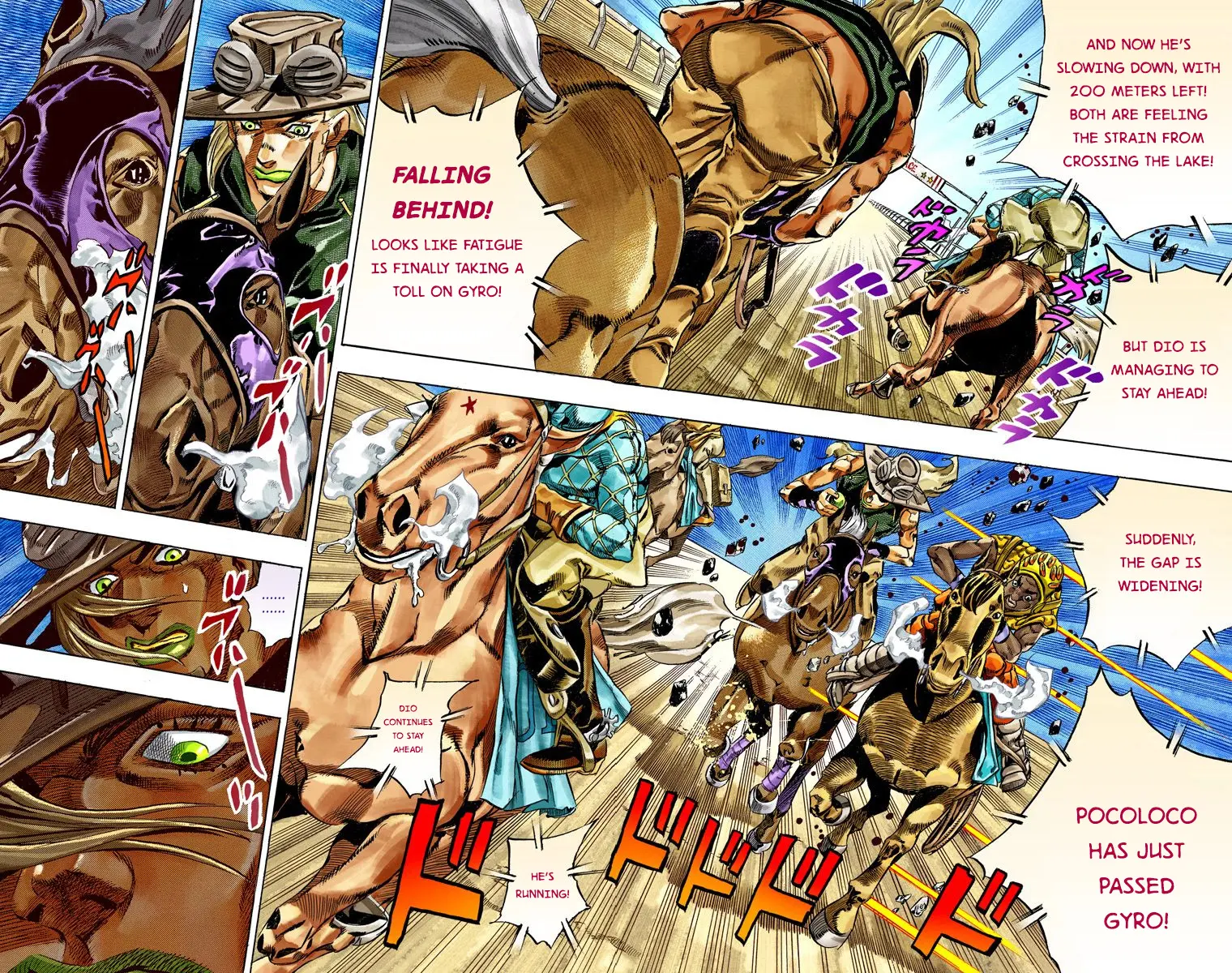 JoJo's Bizarre Adventure Steel Ball Run Colored Manga — Chapter 32 — Page 30