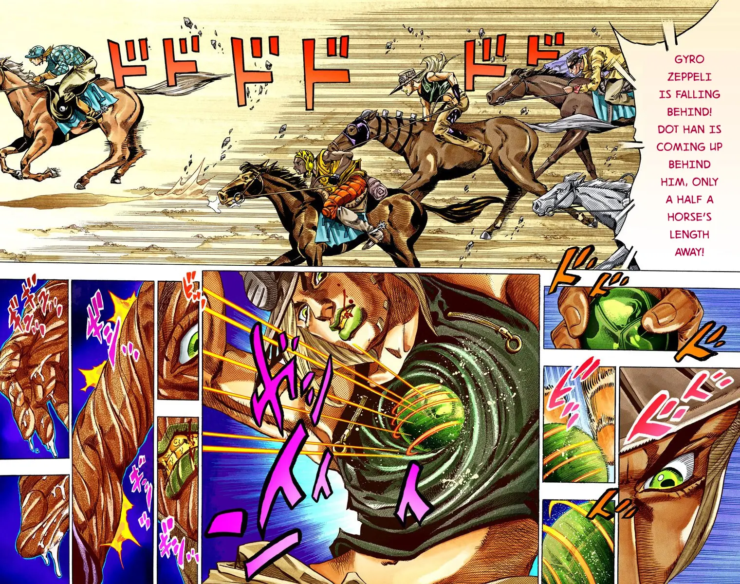 JoJo's Bizarre Adventure Steel Ball Run Colored Manga — Chapter 32 — Page 31