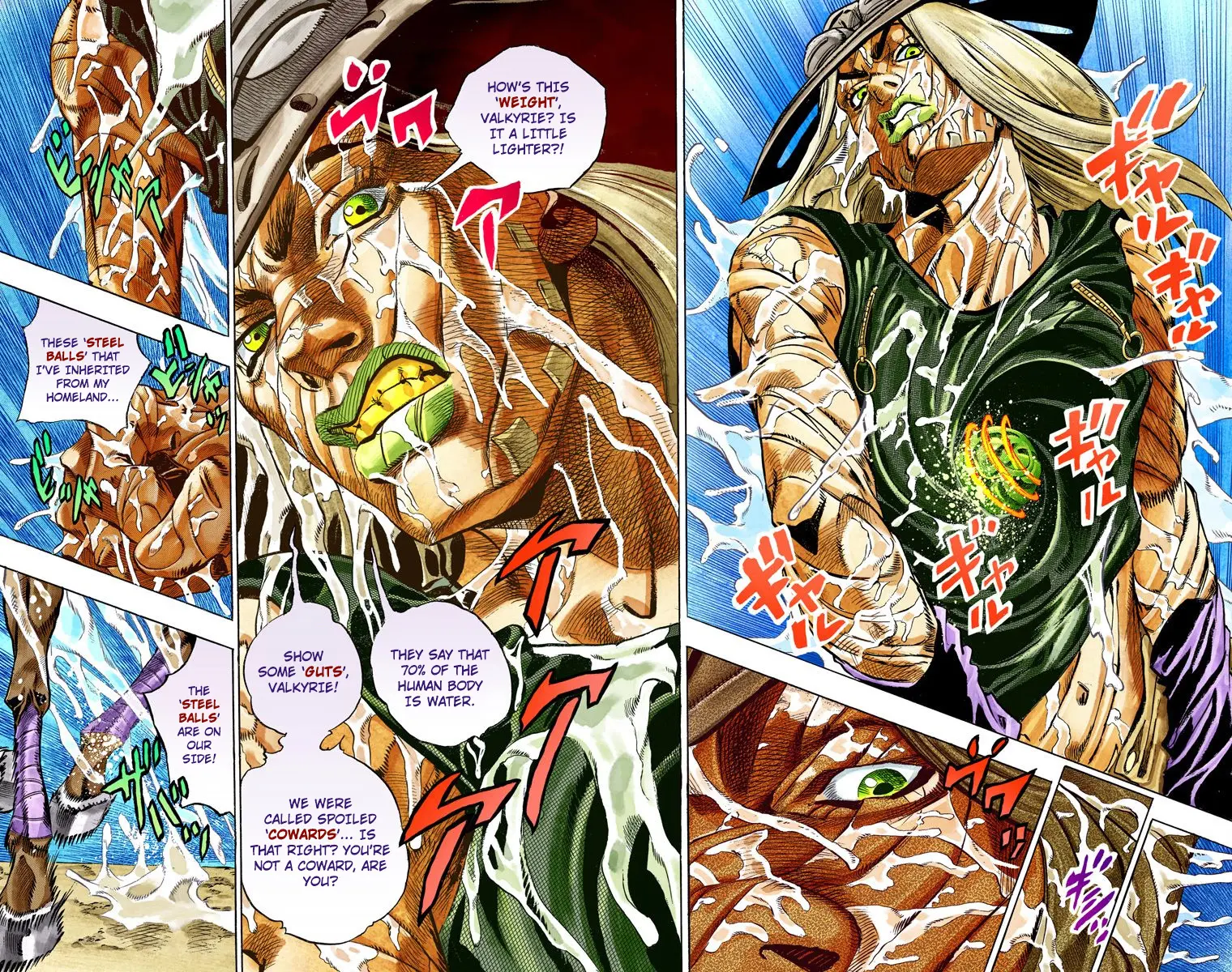 JoJo's Bizarre Adventure Steel Ball Run Colored Manga — Chapter 32 — Page 32