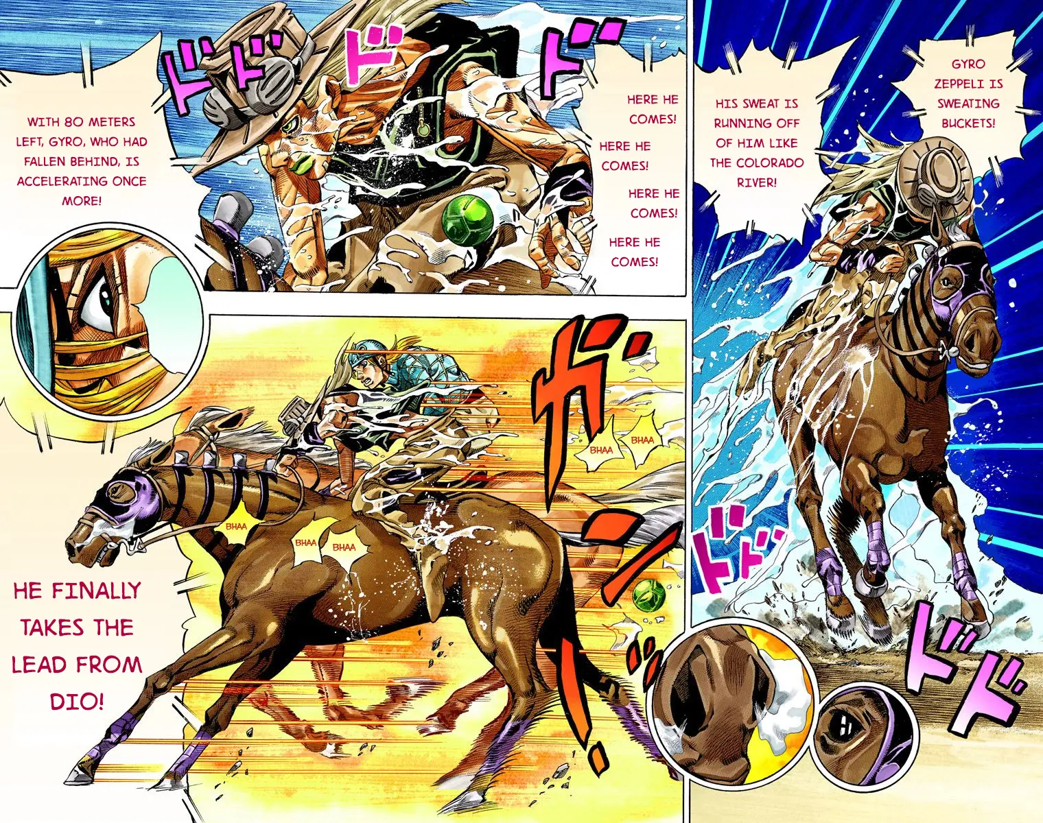 JoJo's Bizarre Adventure Steel Ball Run Colored Manga — Chapter 32 — Page 33