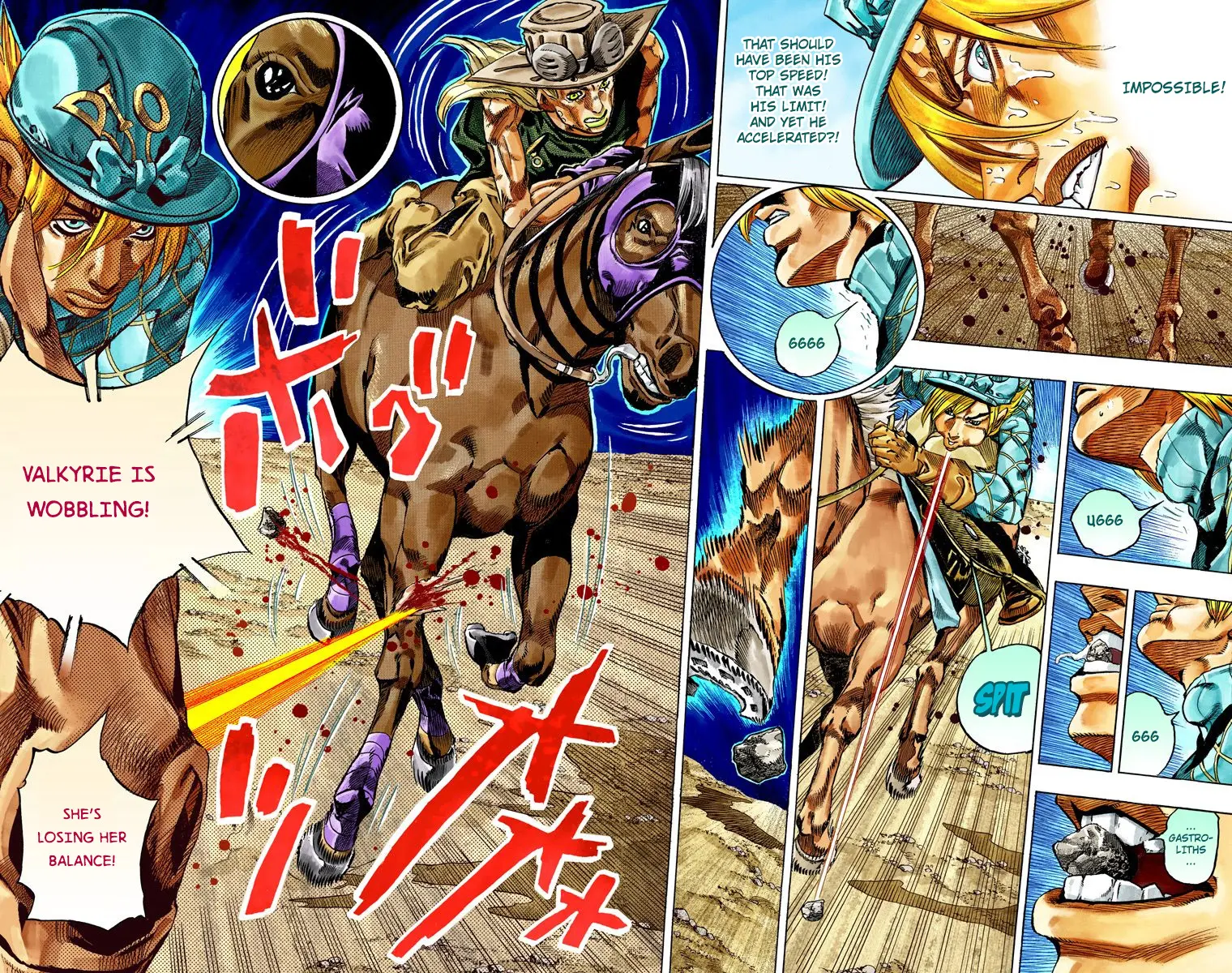 JoJo's Bizarre Adventure Steel Ball Run Colored Manga — Chapter 32 — Page 34